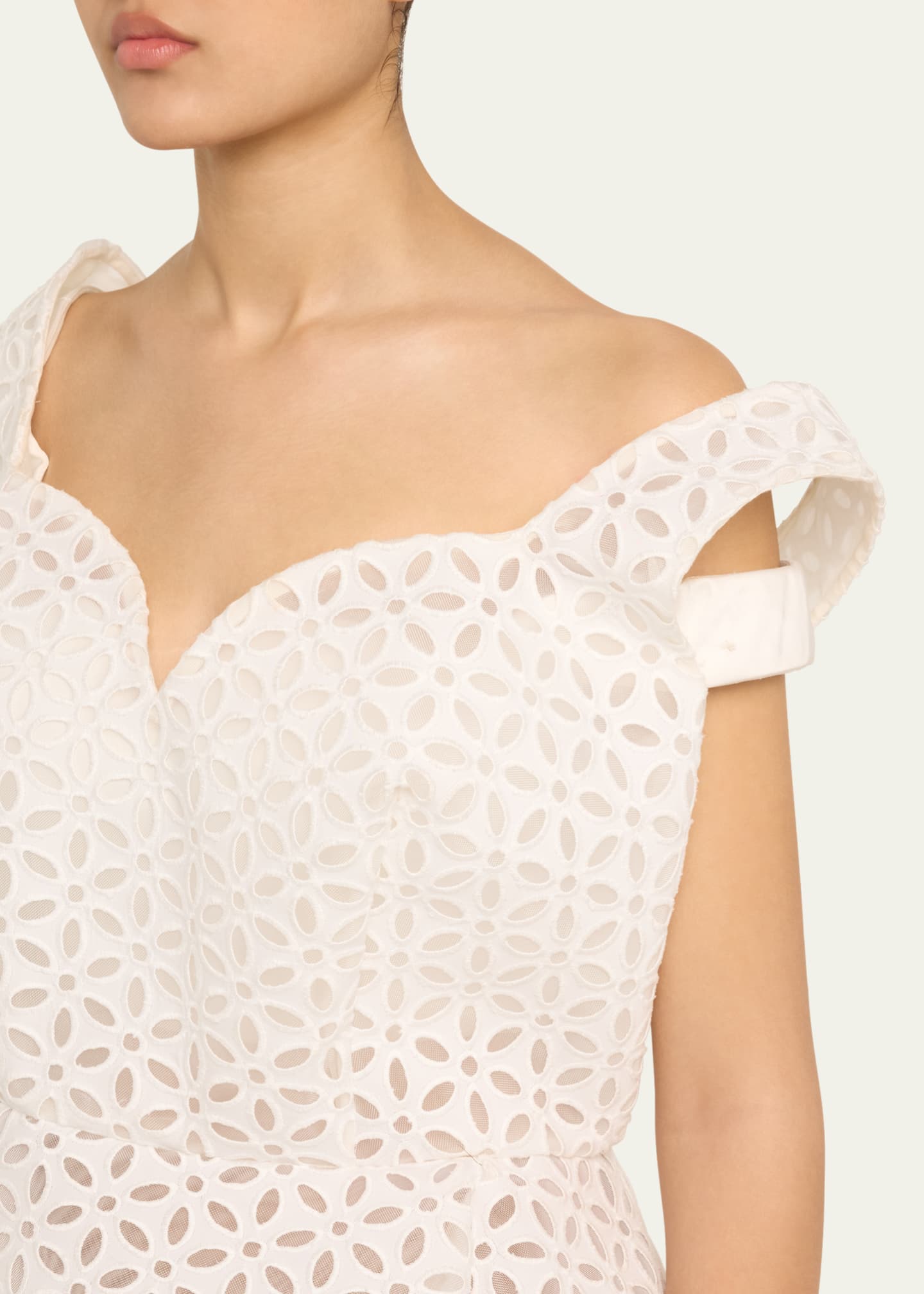Marc Jacobs Runway Eyelet Structured Dress Image 5 of 5