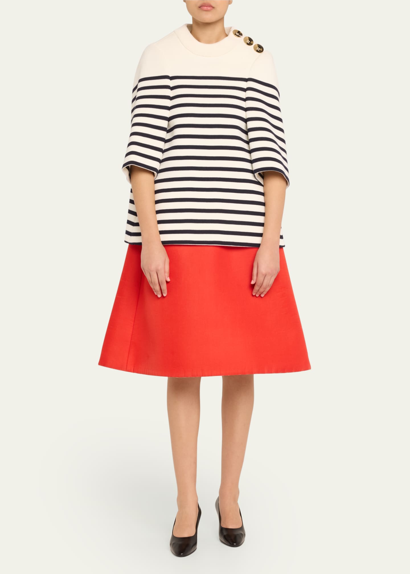 Marc Jacobs Runway Aline Silk-Blend Skirt Image 2 of 5
