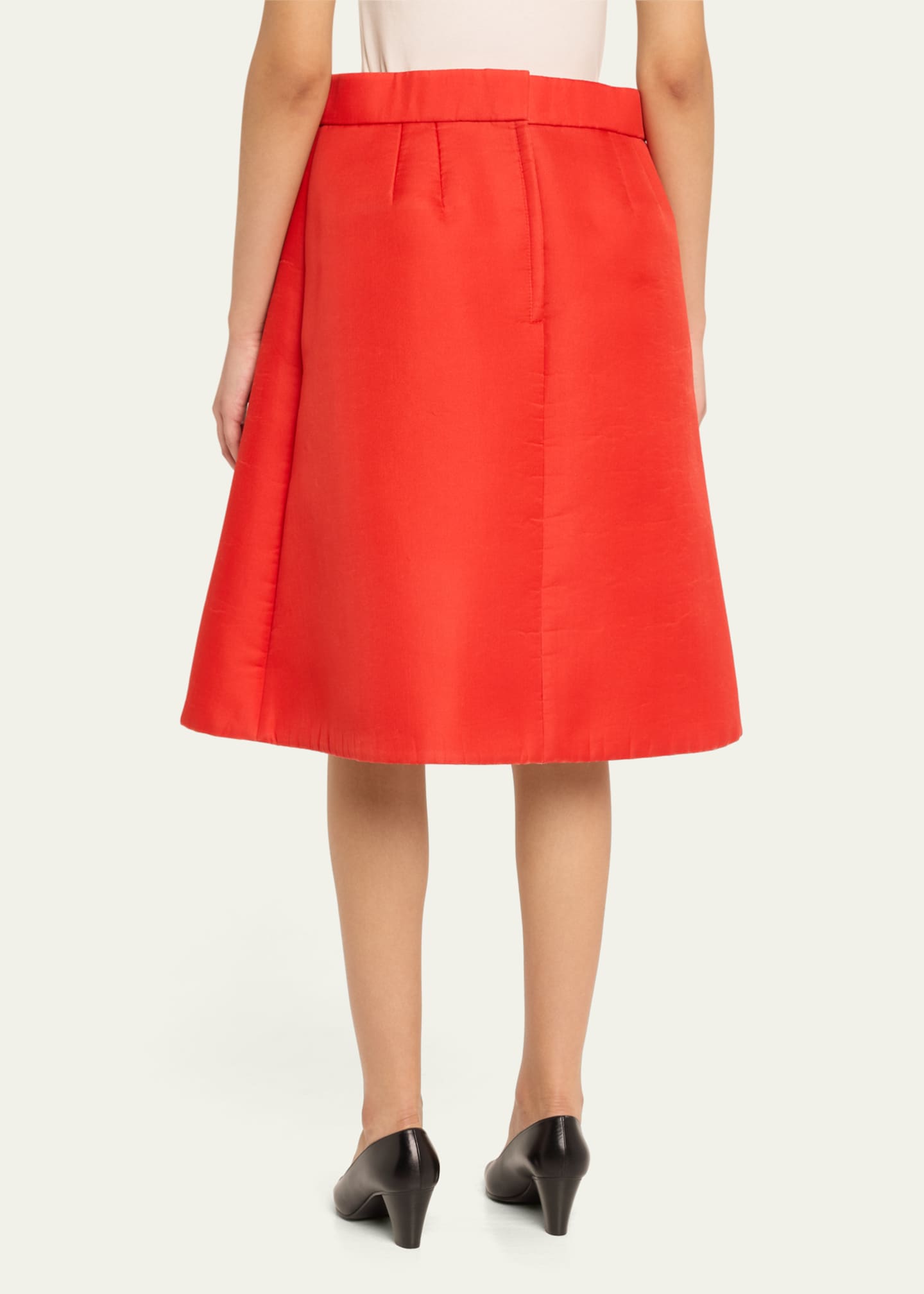 Marc Jacobs Runway Aline Silk-Blend Skirt Image 3 of 5
