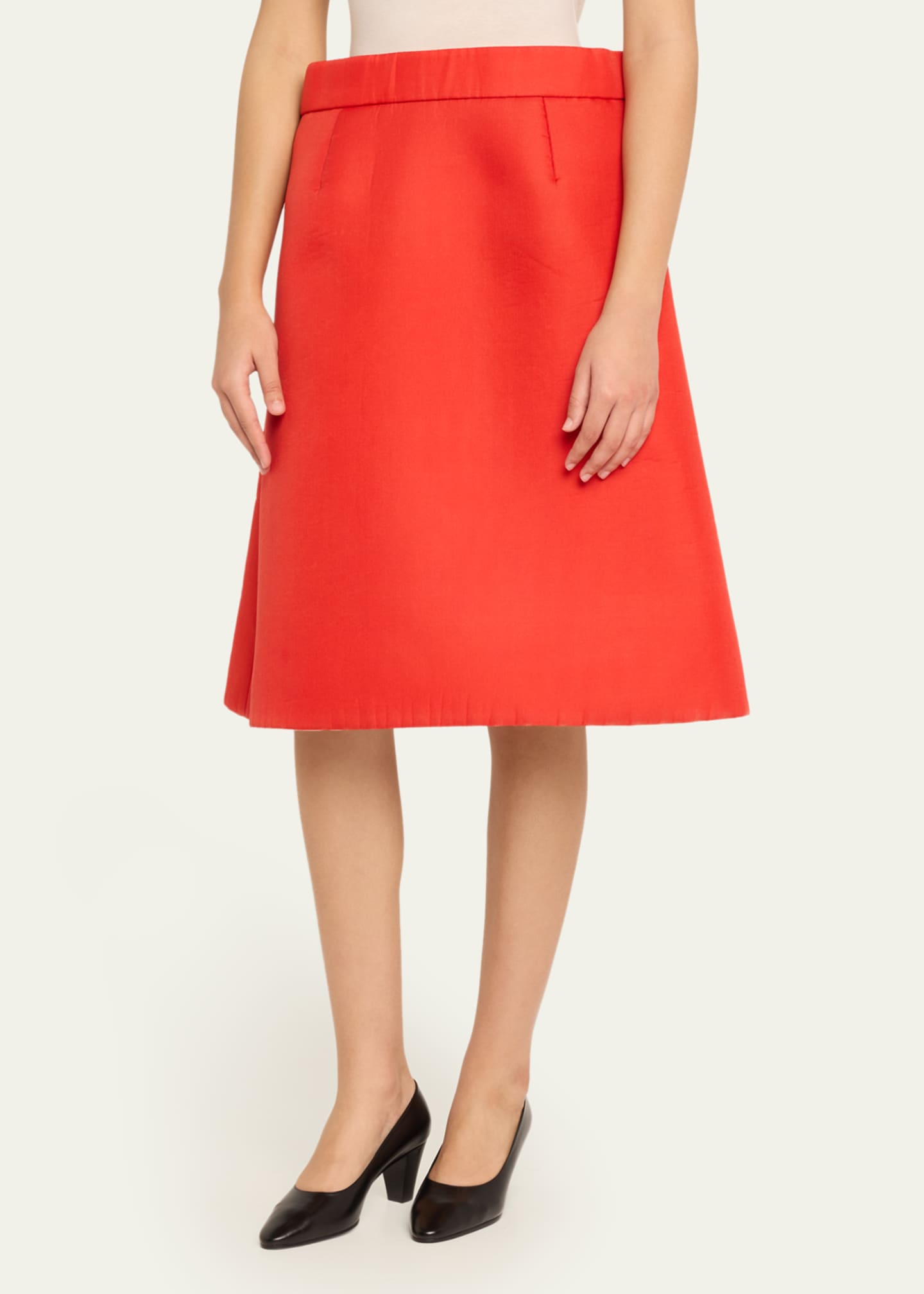 Marc Jacobs Runway Aline Silk-Blend Skirt Image 4 of 5