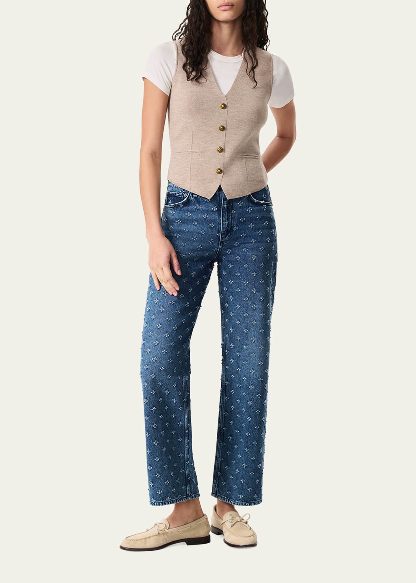 Rag & Bone Ella Wool-Blend Vest - Bergdorf Goodman