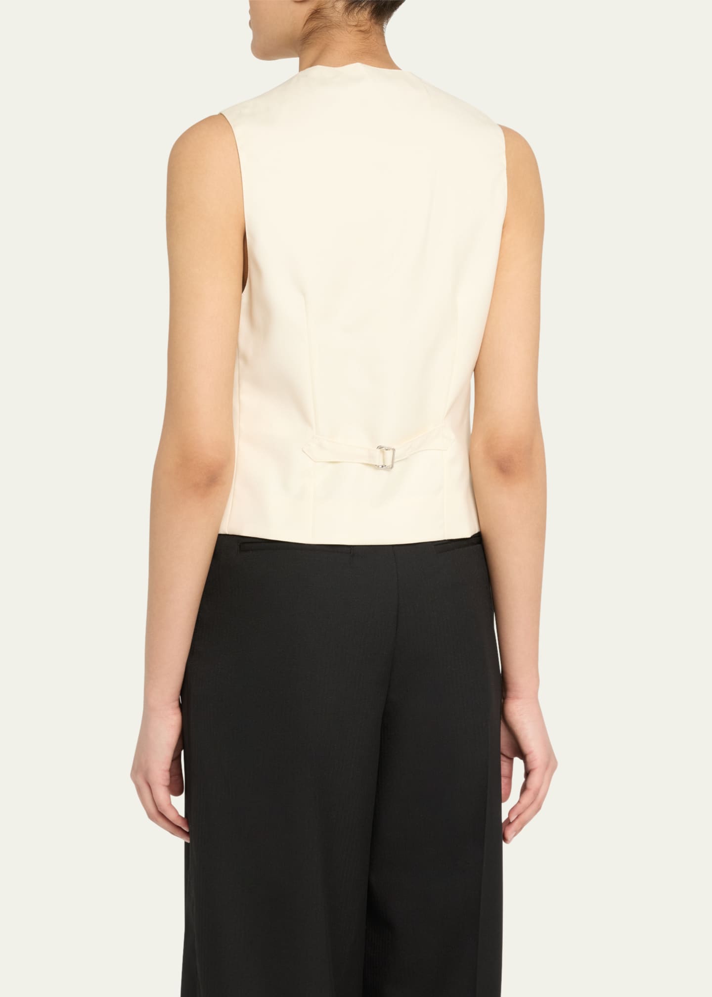 Officine Generale Cleo Tailored Wool Vest Image 3 of 5
