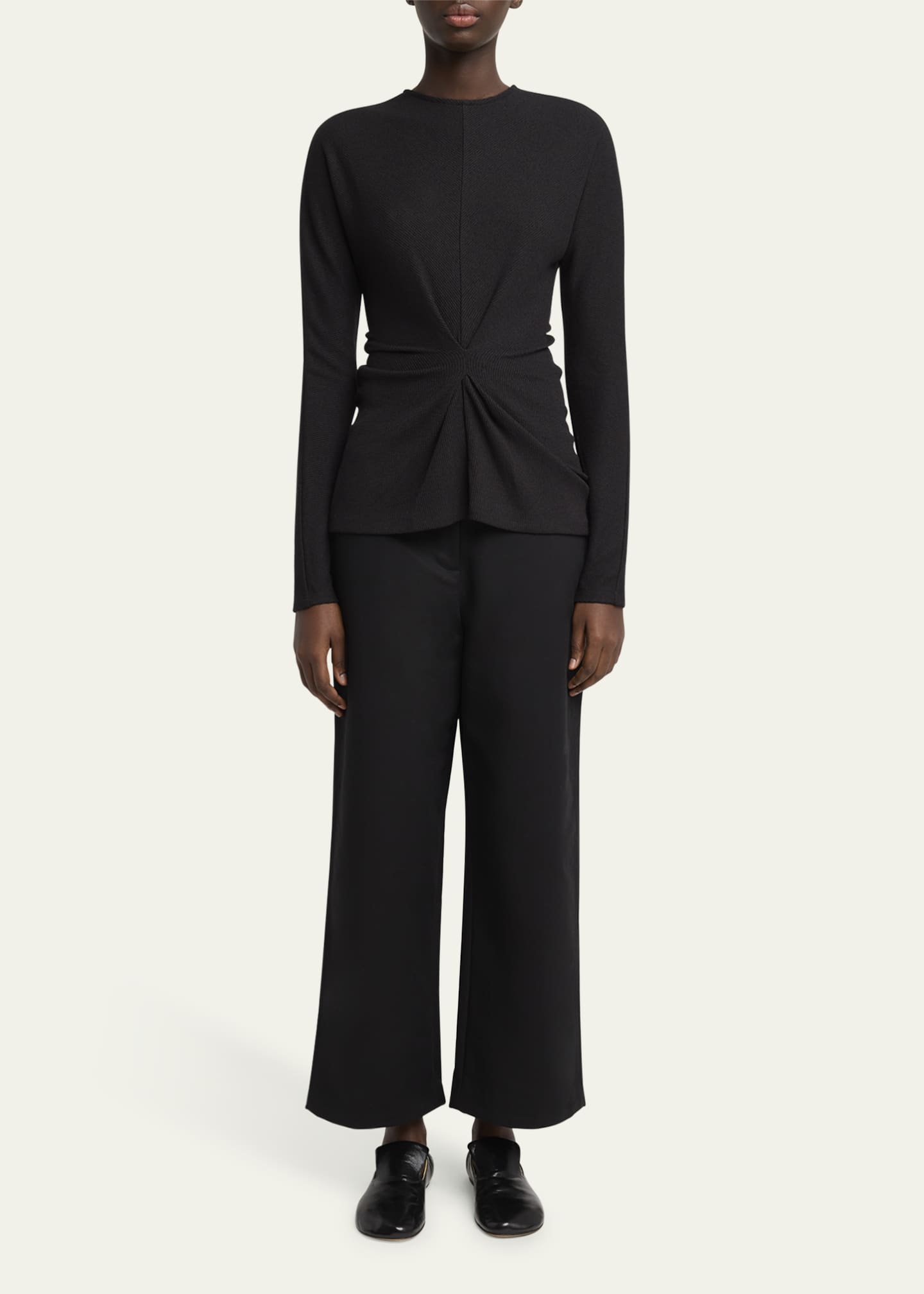 Proenza Schouler White Label Heather Twisted Rib Top Image 2 of 5