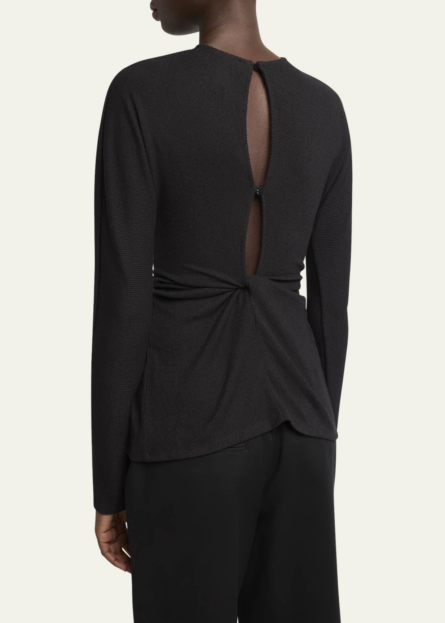 Proenza Schouler White Label Heather Twisted Rib Top Image 3 of 5