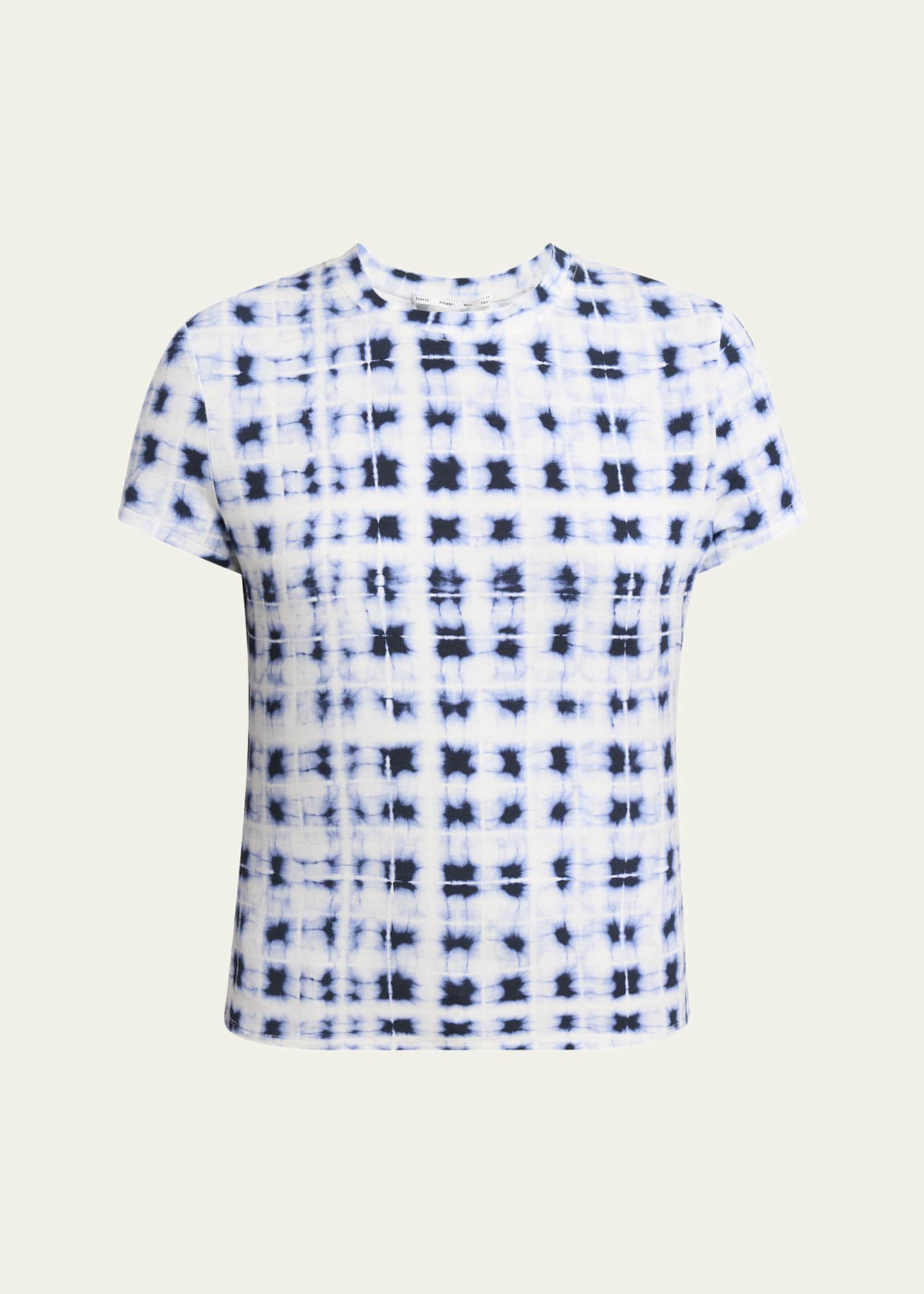 Proenza Schouler White Label Parson Crewneck Jersey Tee Image 1 of 5