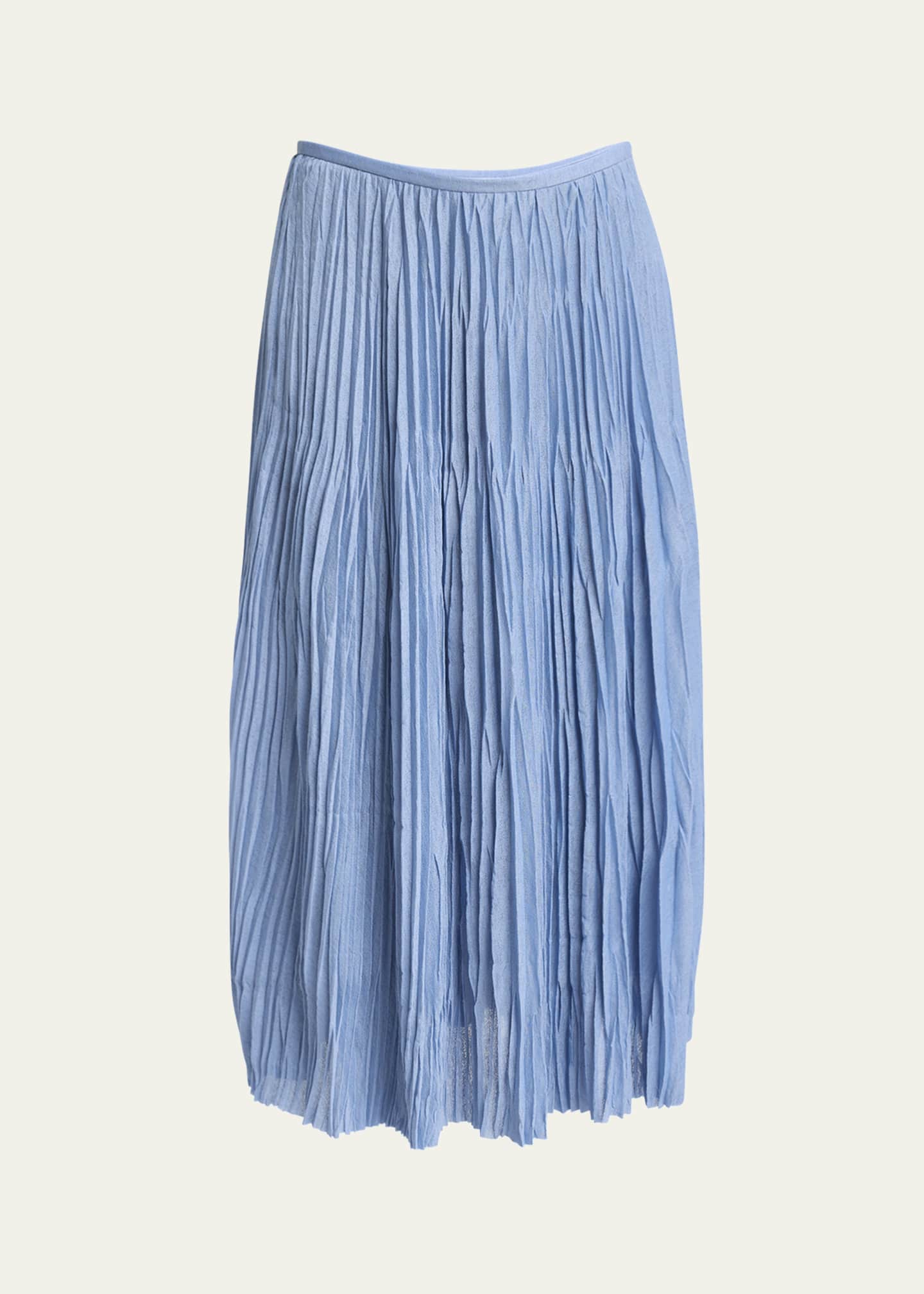 Proenza Schouler PSWL Rosalyn Pleated Jersey Skirt Image 1 of 5