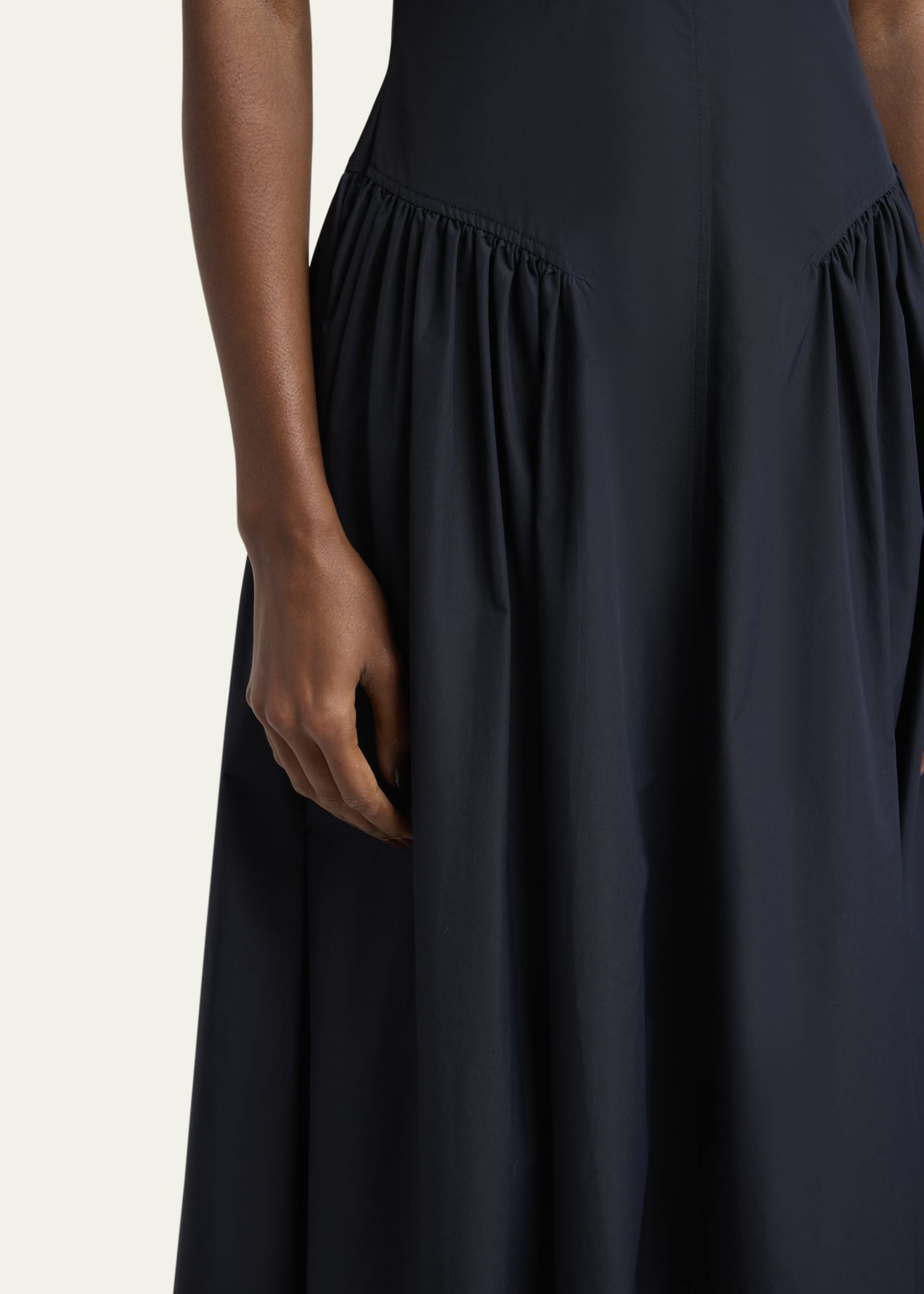 Proenza Schouler PSWL Kendall Sleeveless Technical Cotton Midi Dress Image 5 of 5