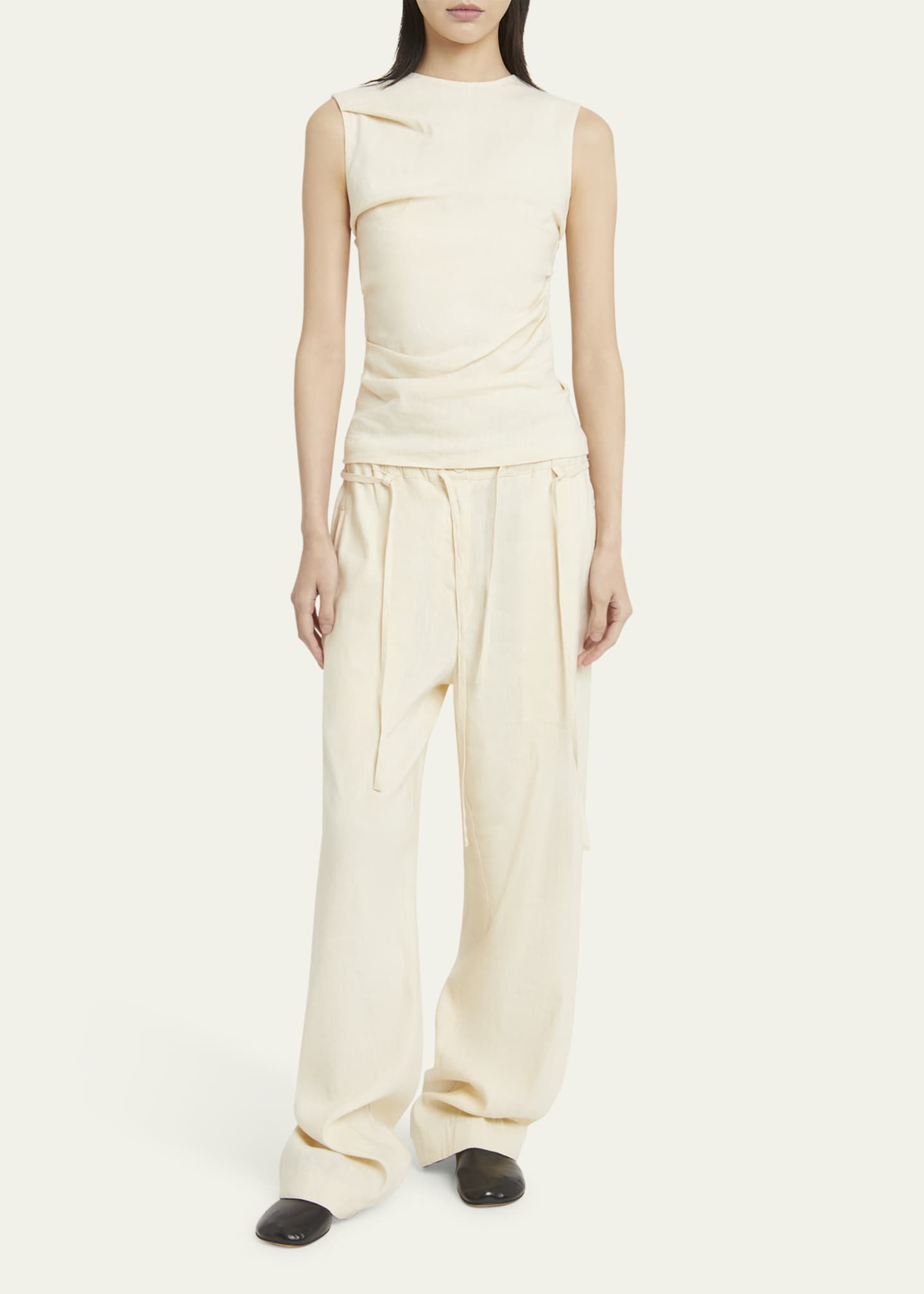 Magnus Linen Slub Pants - Thumbnail 2