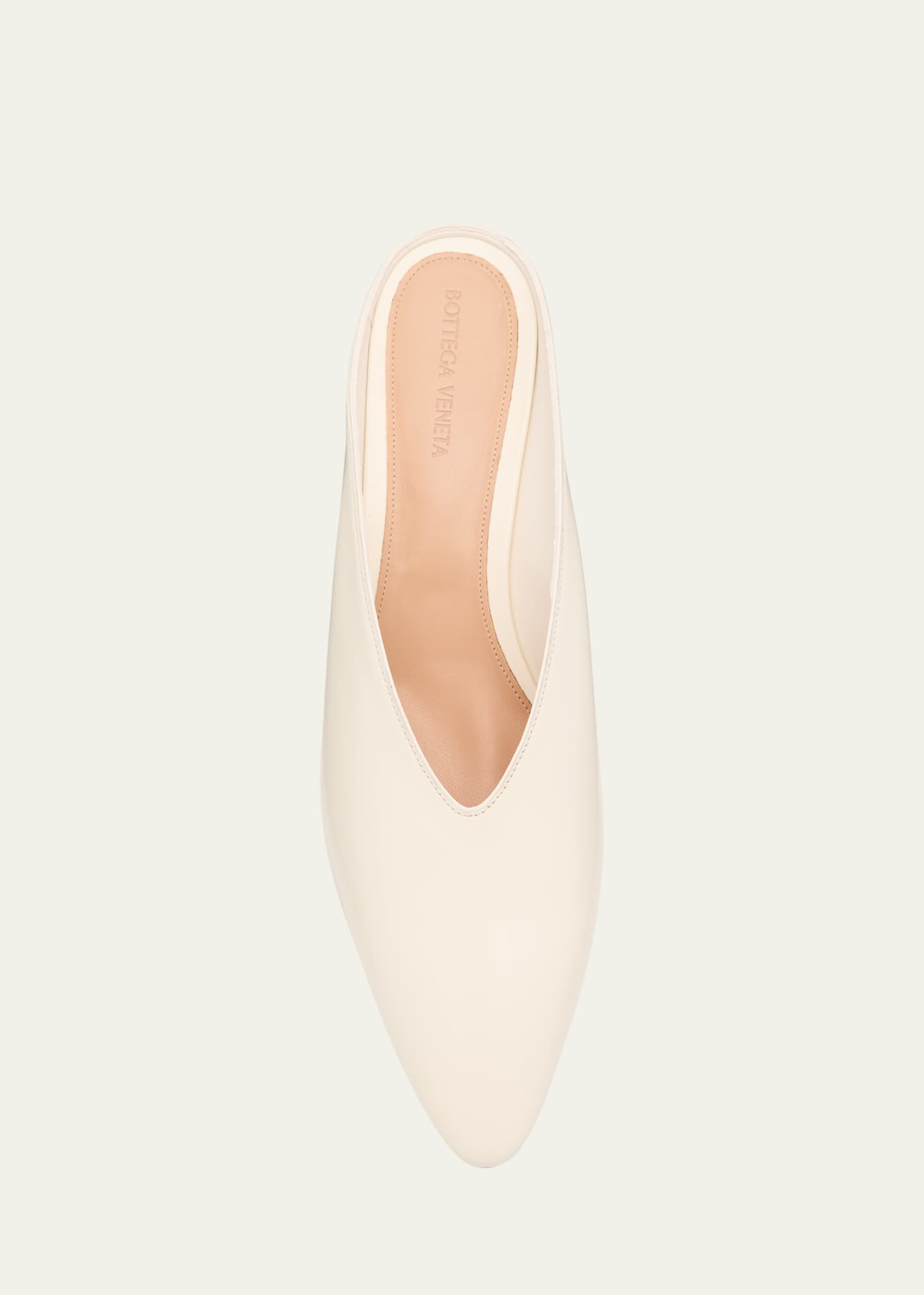 Bottega Veneta Bounty Vinyl Kitten-Heel Mules Image 6 of 6