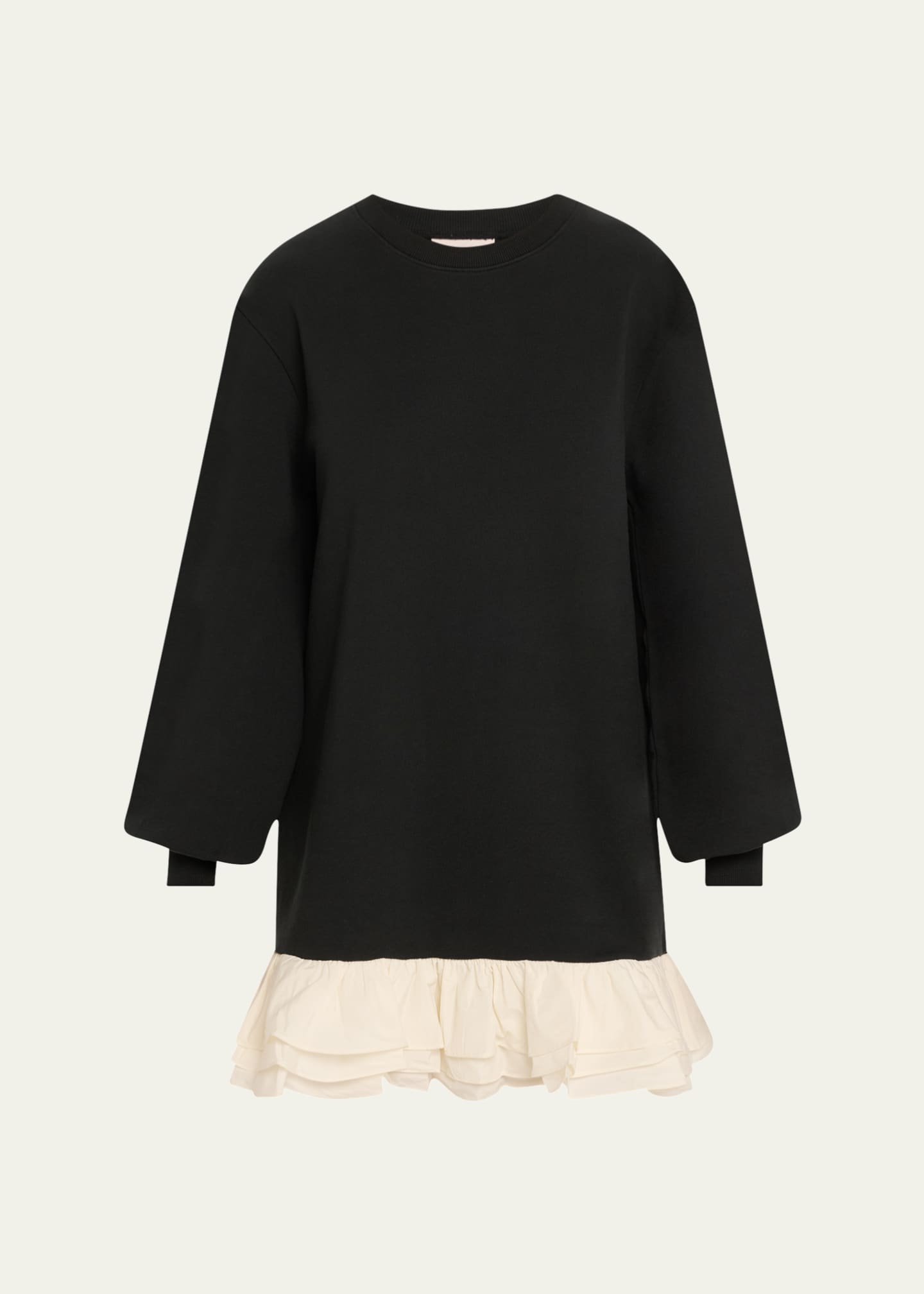 Cinq a Sept Oakley Ruffle Sweatshirt Dress Image 1 of 5