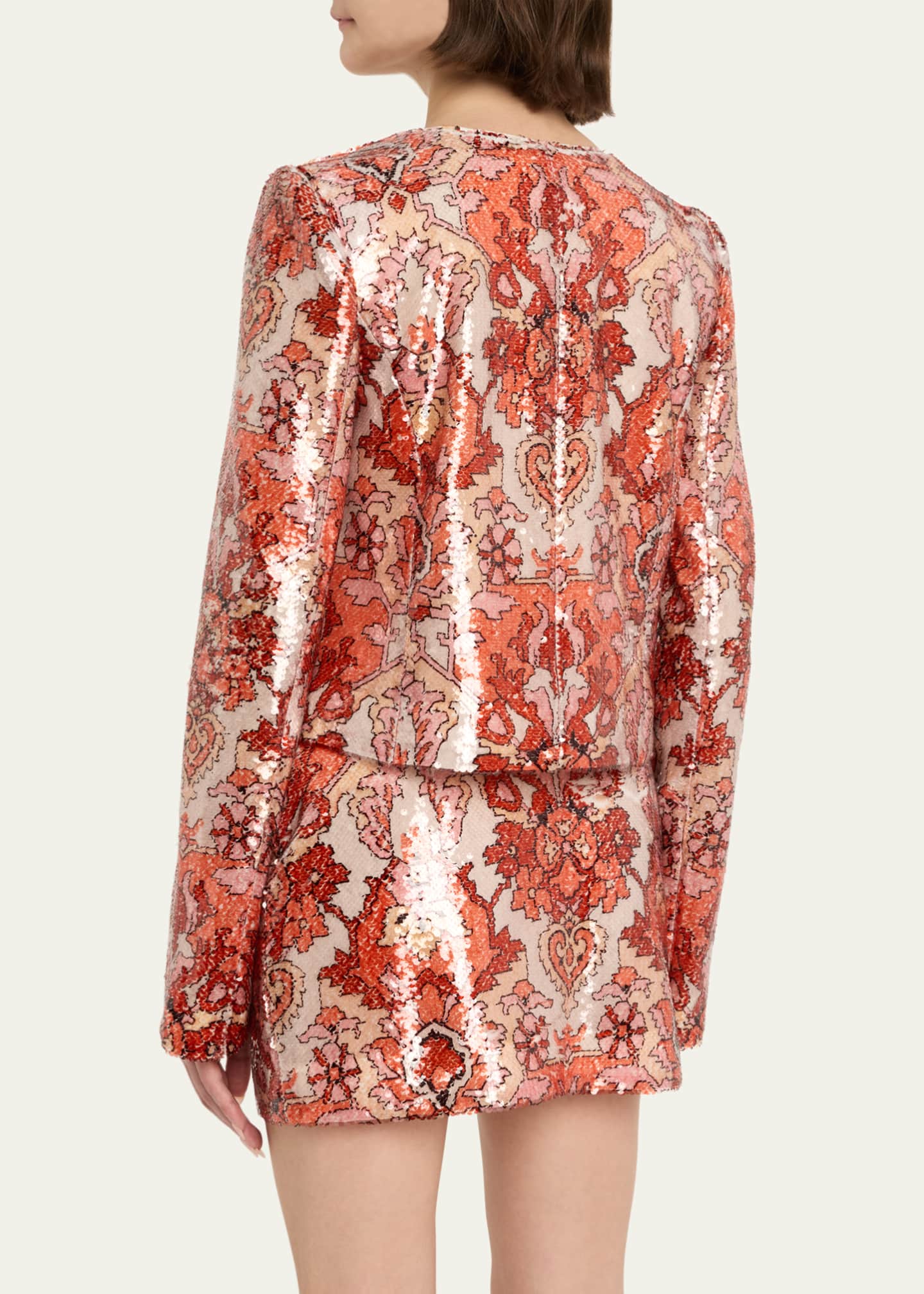 Aspen Sequined Damask Jacket