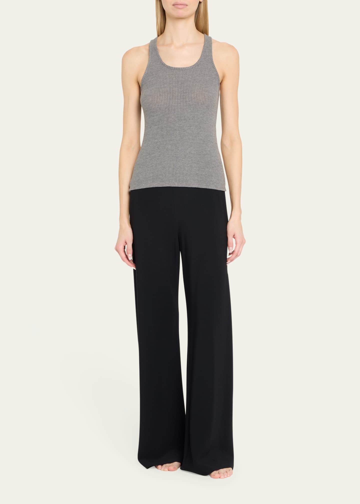 Andine Di Maria Ribbed Scoop-Neck Tank Image 2 of 5