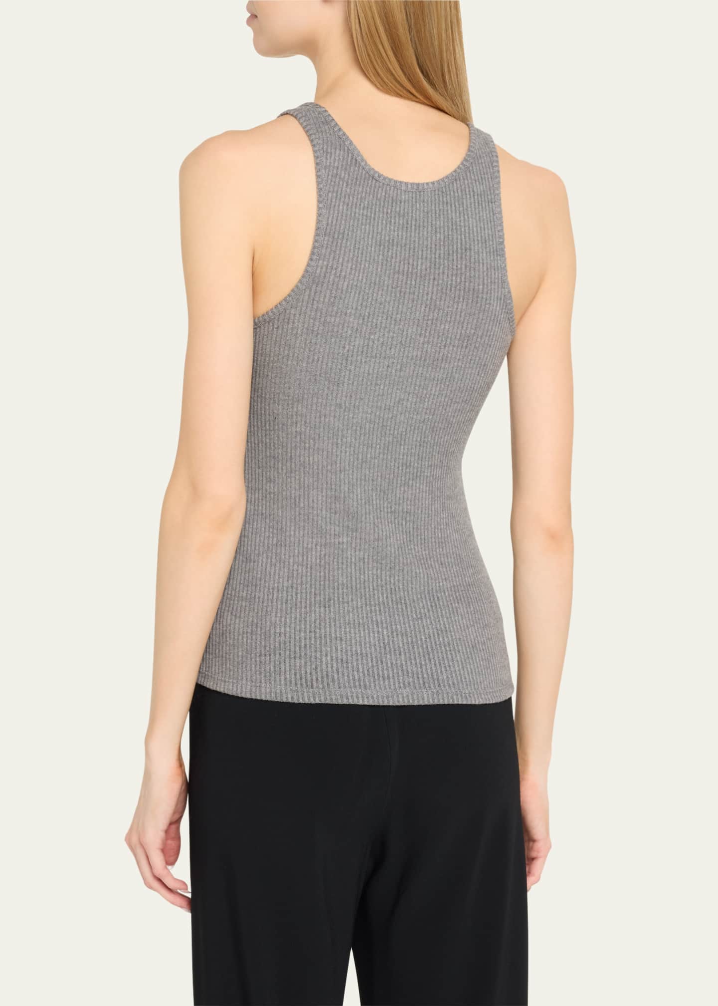Andine Di Maria Ribbed Scoop-Neck Tank Image 3 of 5