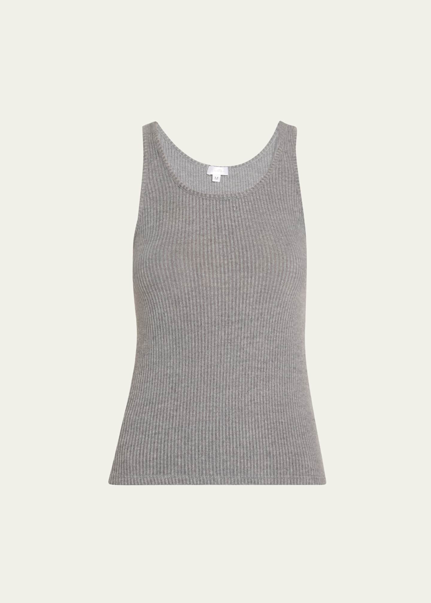 Andine Di Maria Ribbed Scoop-Neck Tank Image 1 of 5