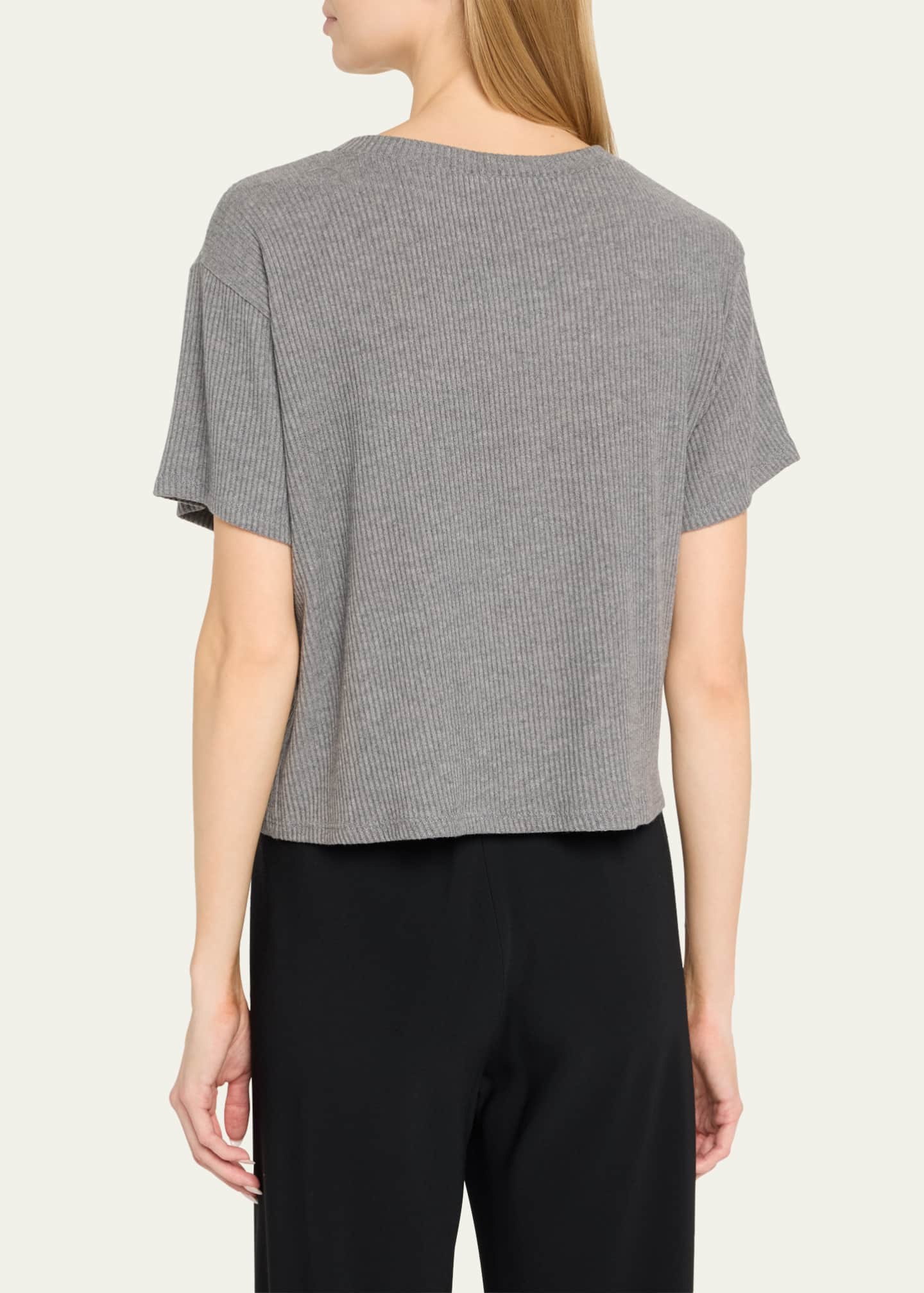 Andine Holland Ribbed Crewneck Tee Image 3 of 5