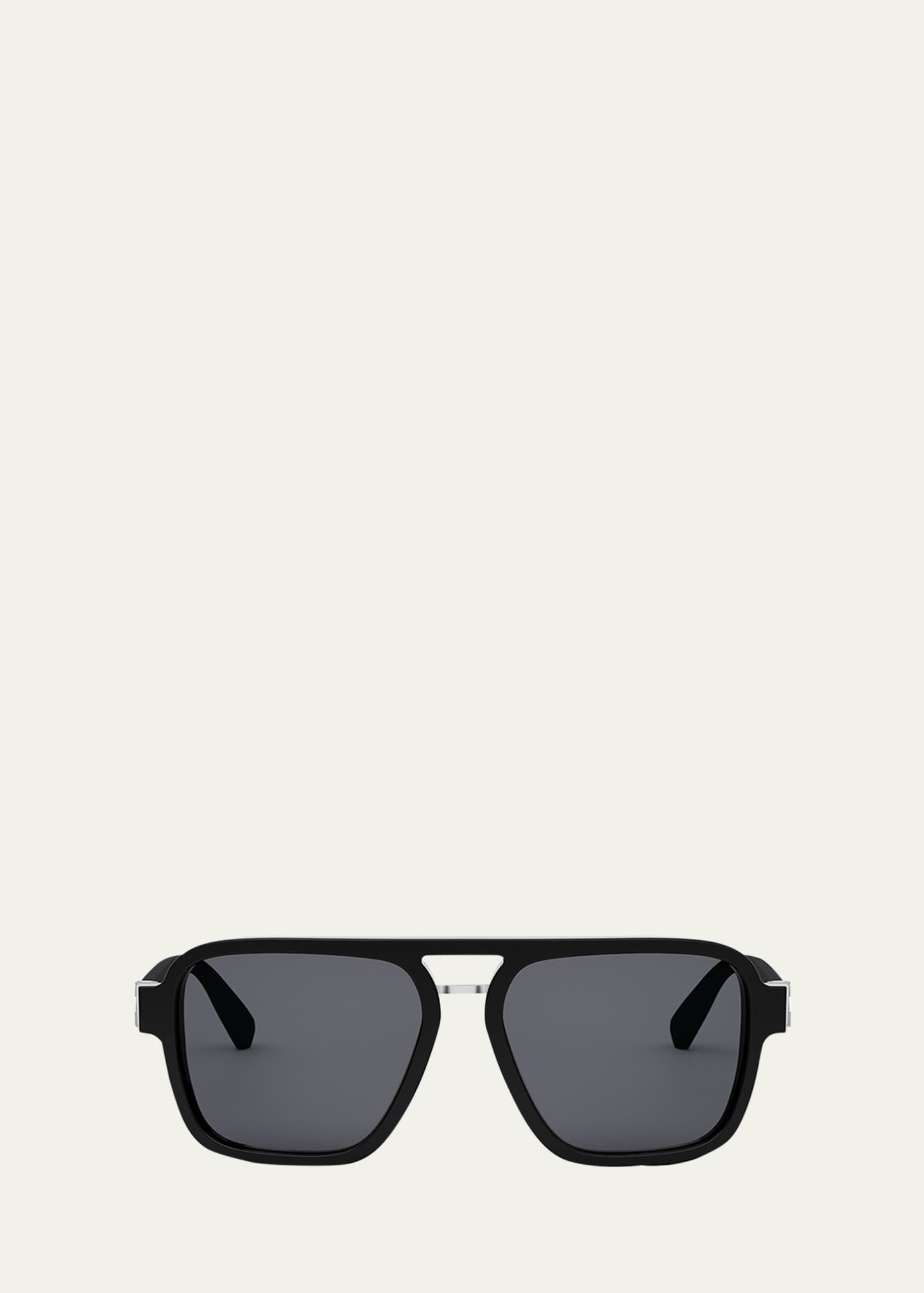 BVLGARI ブラック サングラス BVLGARI Bvlgari Aluminum Sunglasses - Bergdorf Goodman