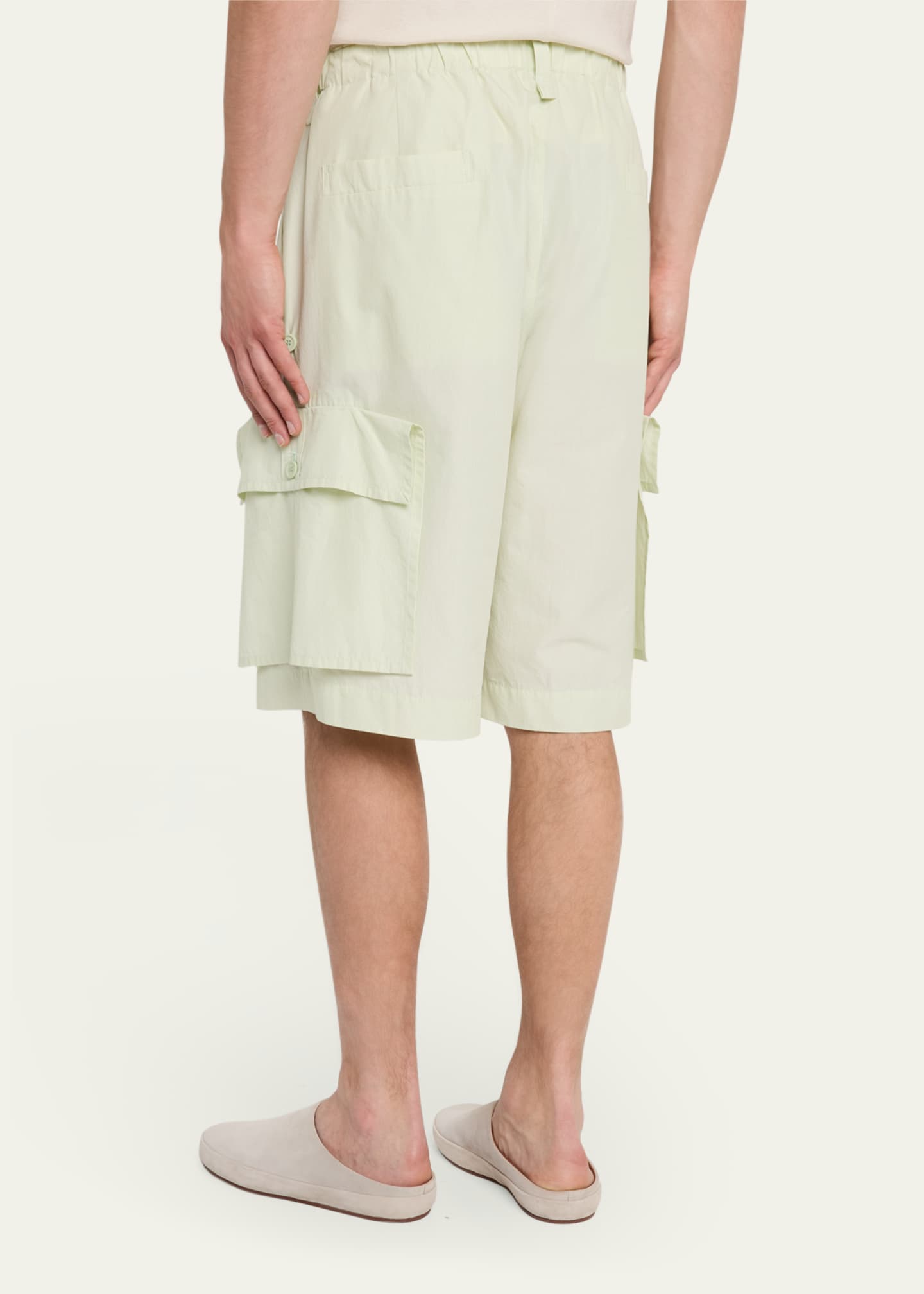 Homme Plisse Issey Miyake Men's Cotton Freshen Cargo Shorts Image 3 of 5
