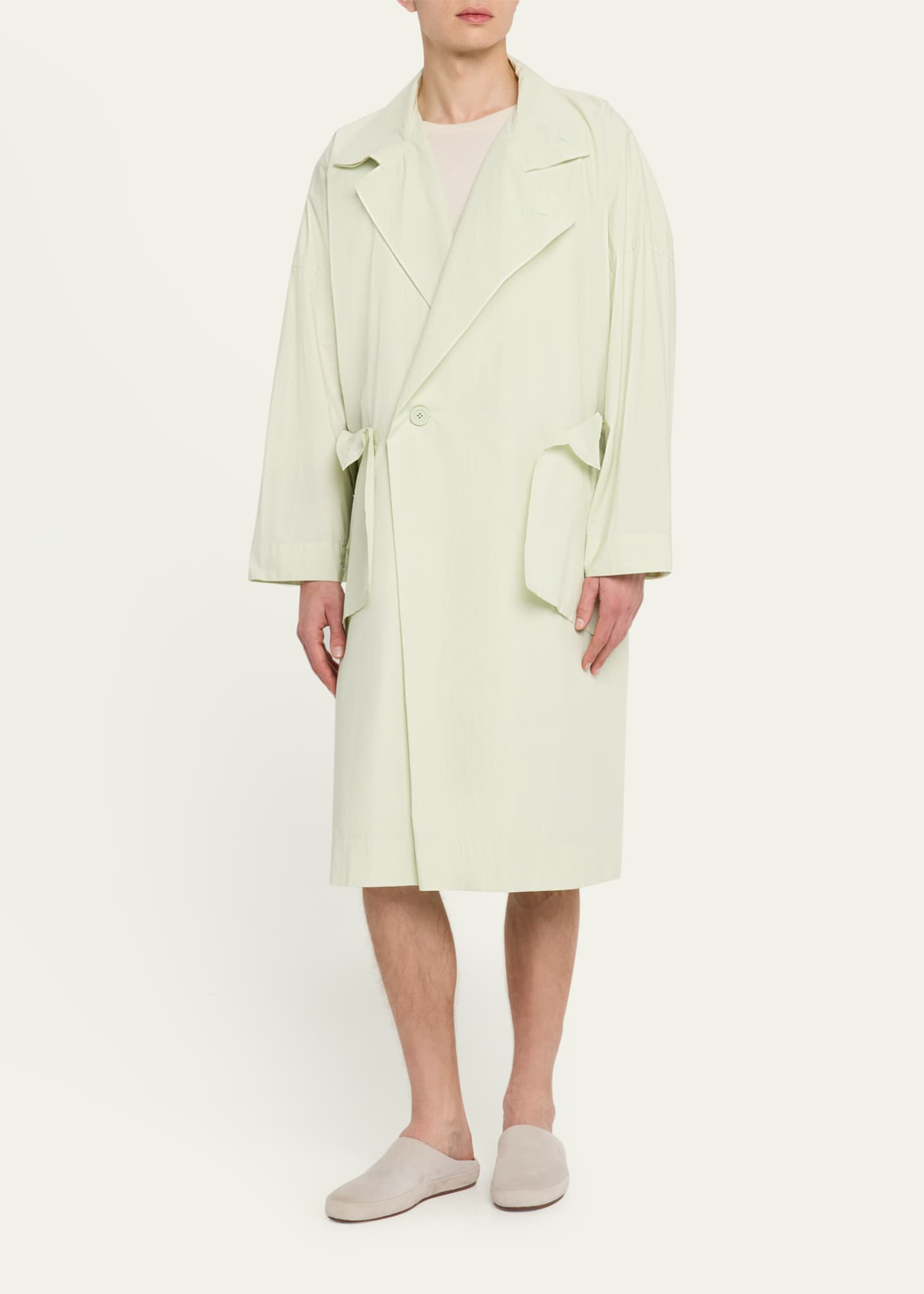 Homme Plisse Issey Miyake Men's Freshen Overcoat Image 4 of 5