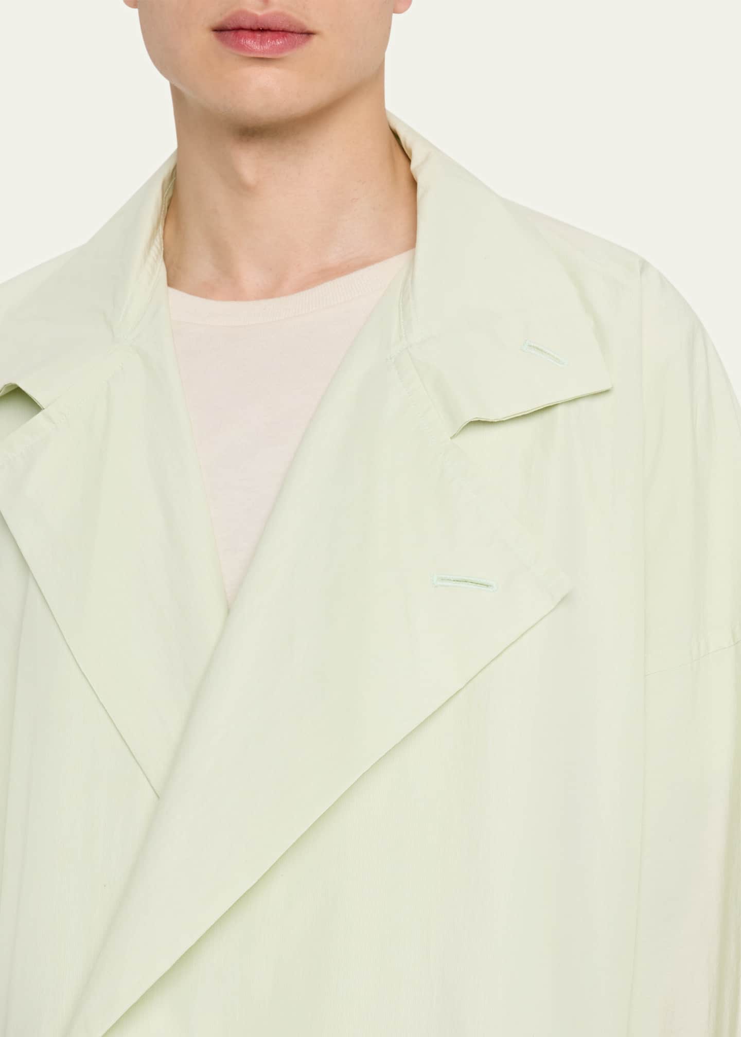 Homme Plisse Issey Miyake Men's Freshen Overcoat Image 5 of 5