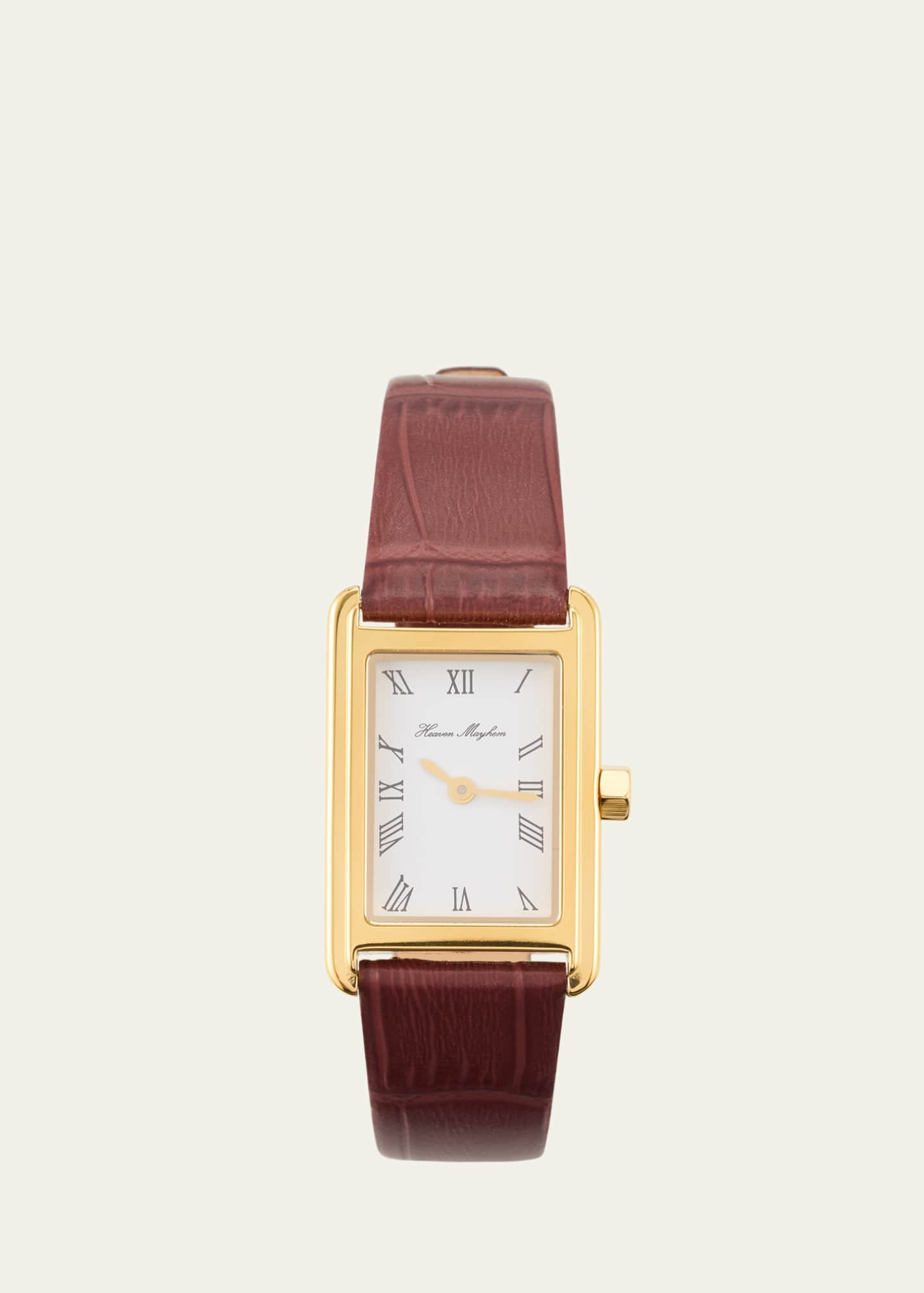 Heaven Mayhem Monroe Icon Watch with Leather Strap Image 1 of 4