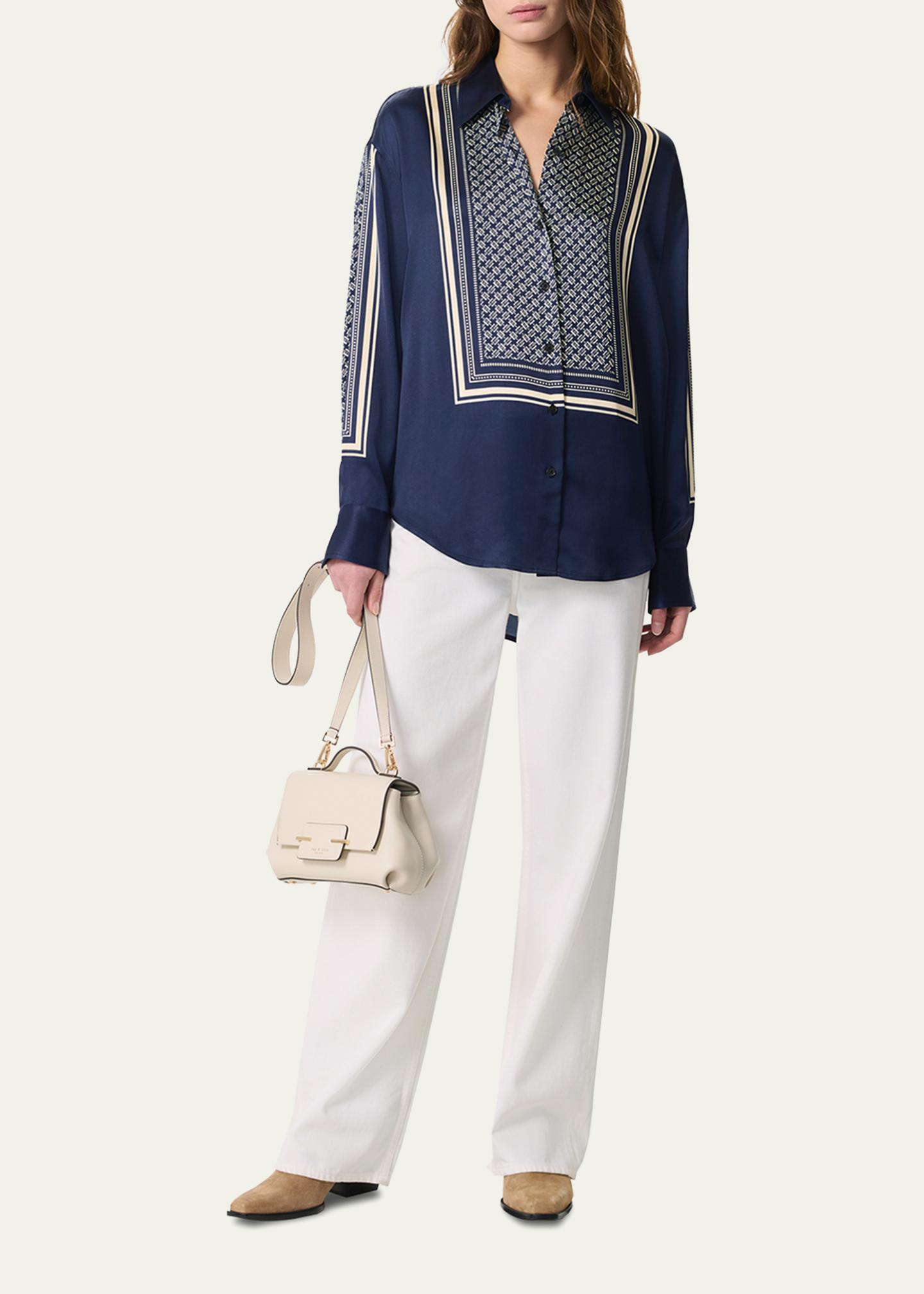 Rag & Bone Jessica Printed Long-Sleeve Shirt - Bergdorf Goodman