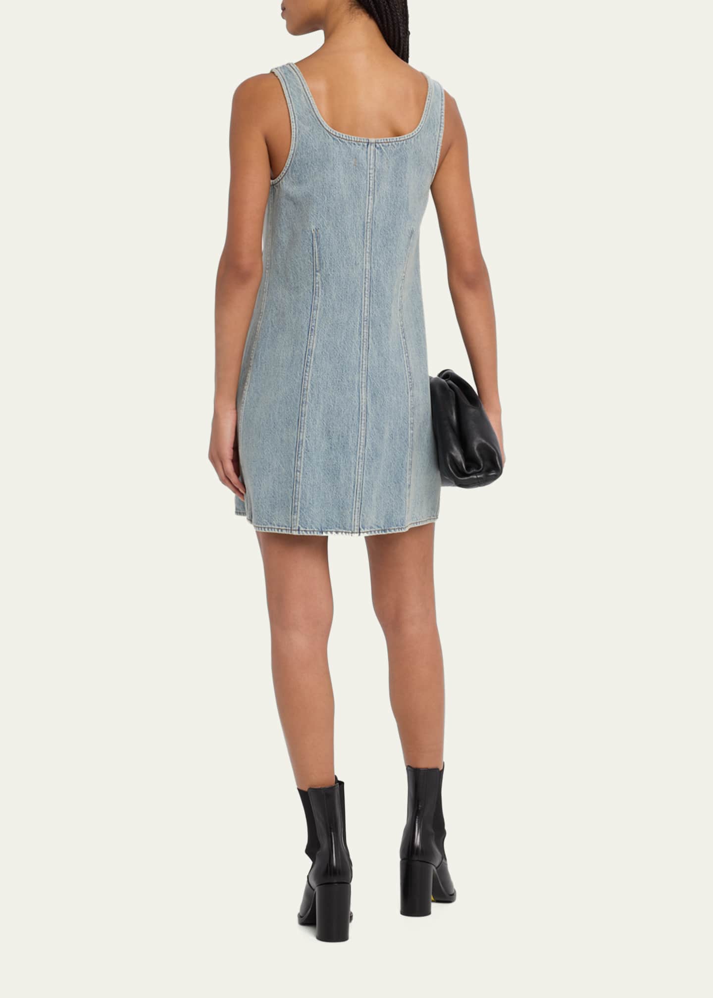 海外ブランド  Rag & Bone Laney Sleeveless Denim Mini Dress - Bergdorf Goodman One Piece