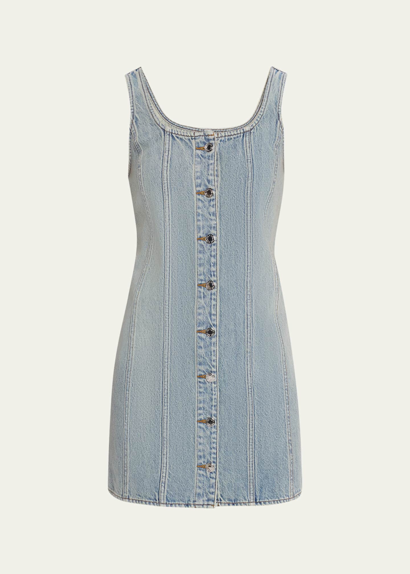 アンドマリー Bonnie denim mini dress ANDMARY】Bonnie denim mini dress