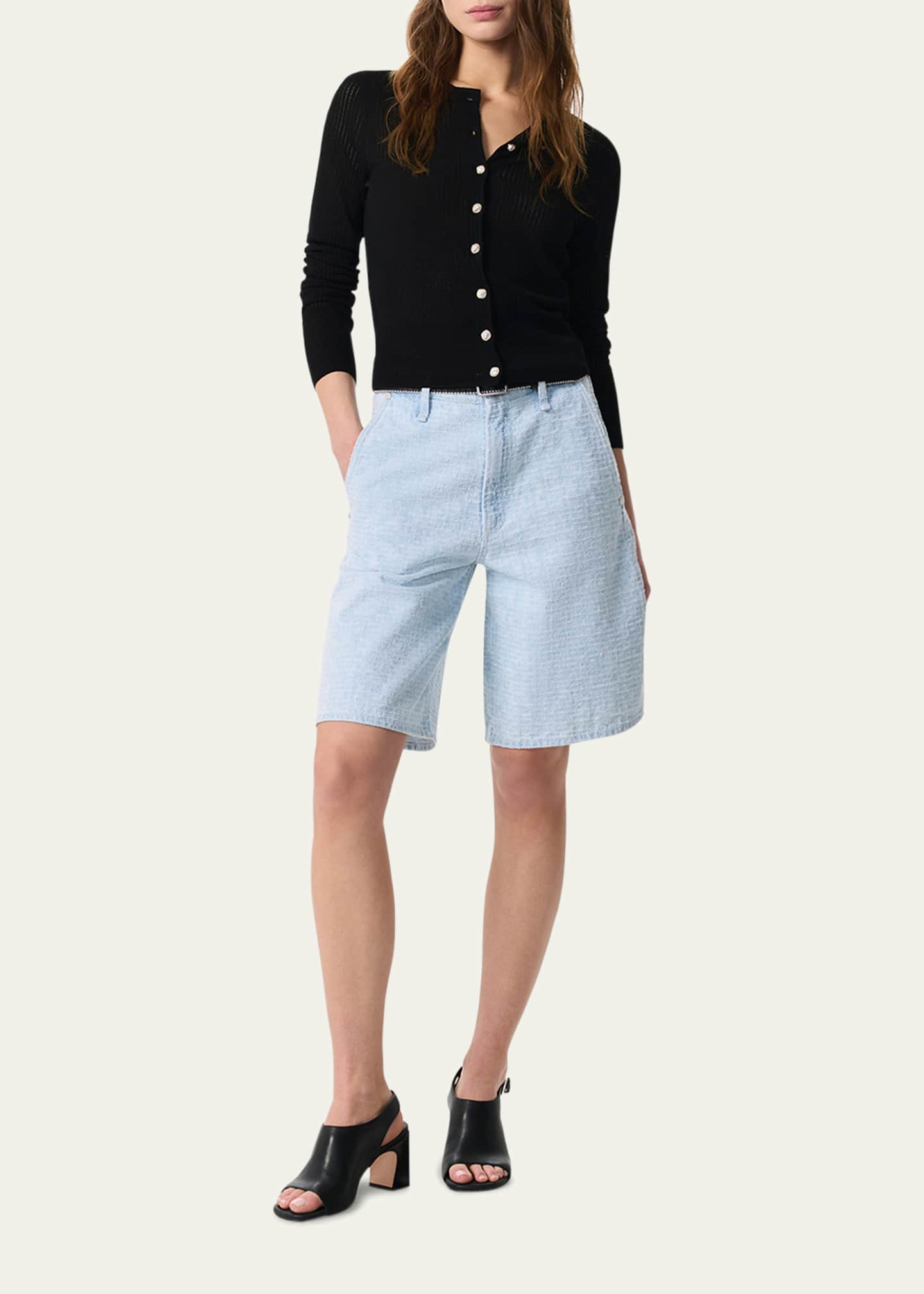 Rag & Bone Molly Pointelle Knit Cardigan Image 2 of 5