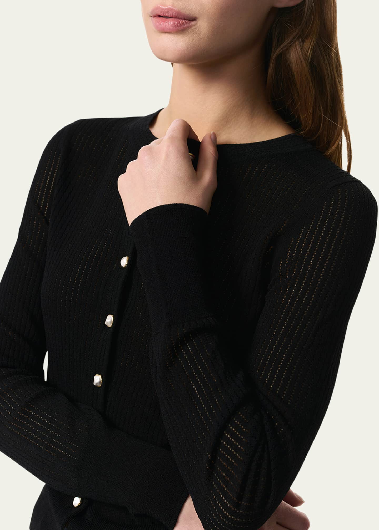 Rag & Bone Molly Pointelle Knit Cardigan Image 5 of 5