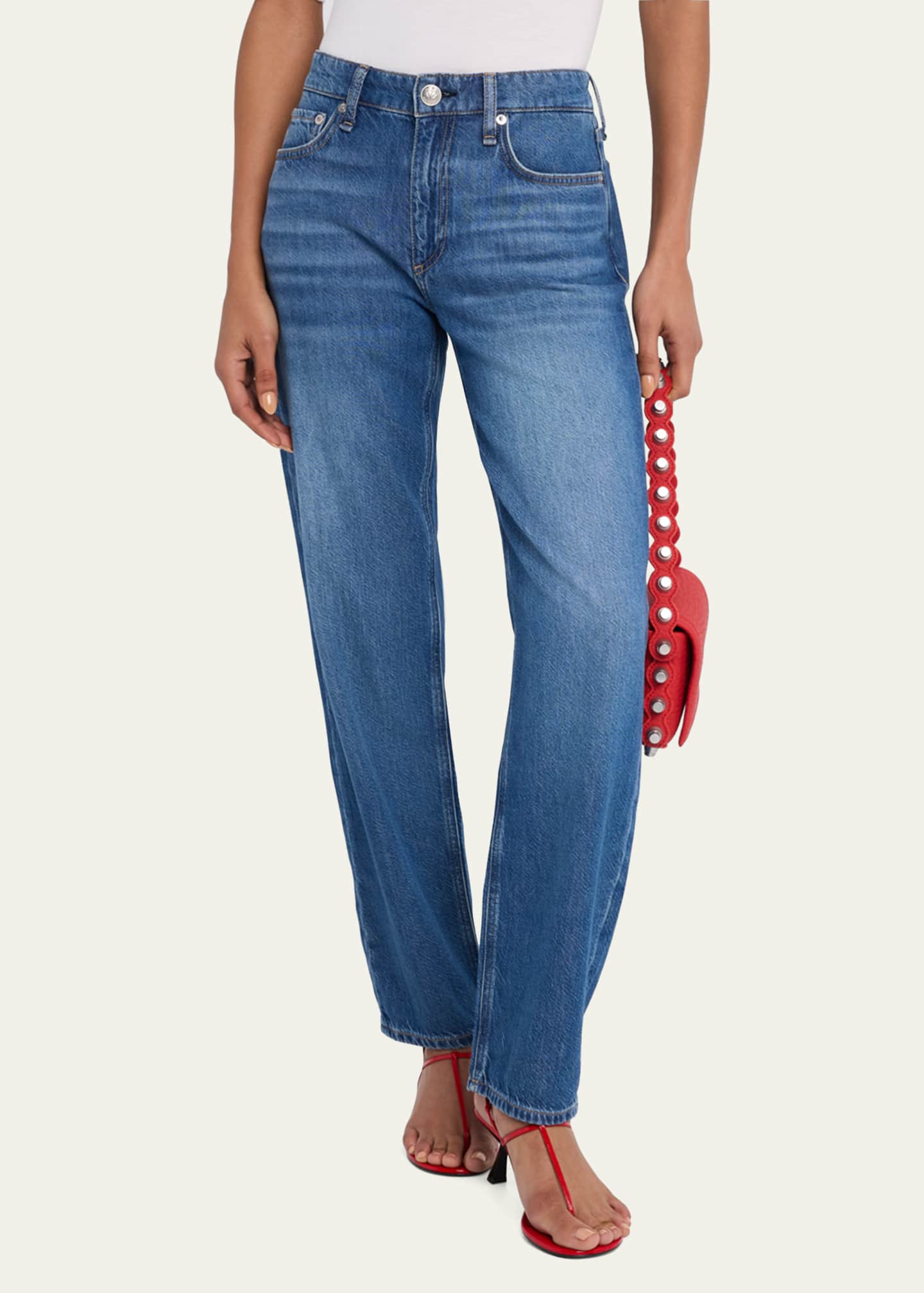 Rag & Bone Featherweight Dre Baggy Boyfriend Jeans Image 4 of 5