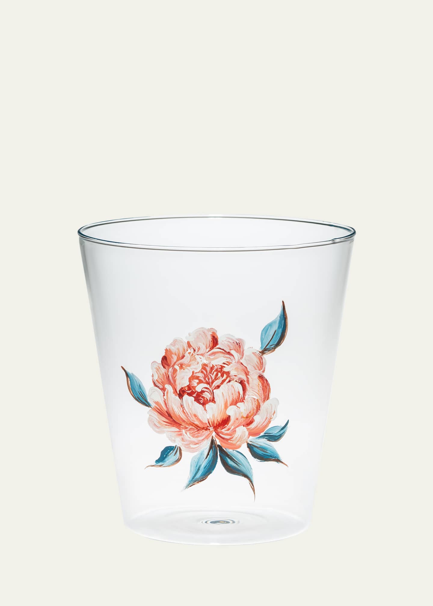Casarialto Peonies Drinking Glass, 12 oz.