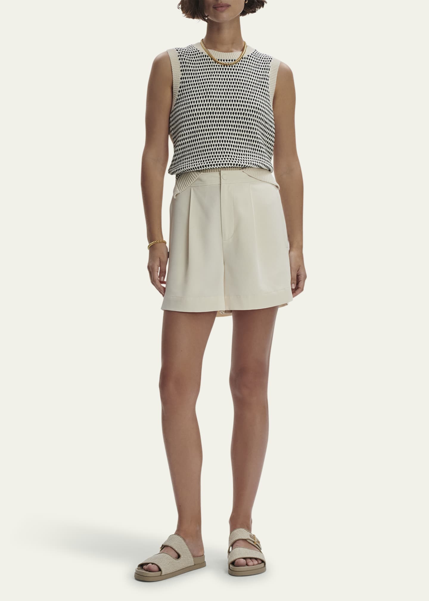 Varley Mariya Easy Pleat Shorts Image 2 of 5