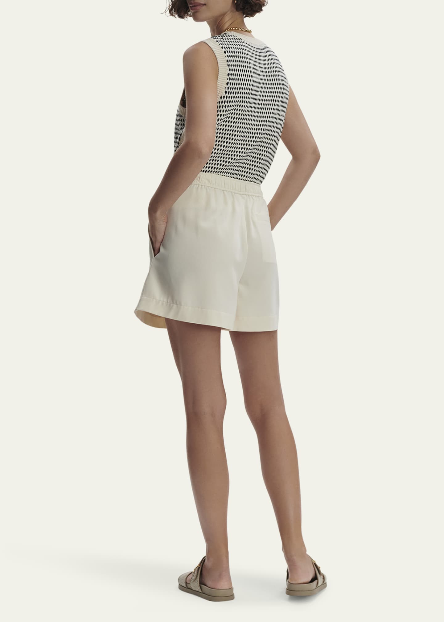 Varley Mariya Easy Pleat Shorts Image 3 of 5
