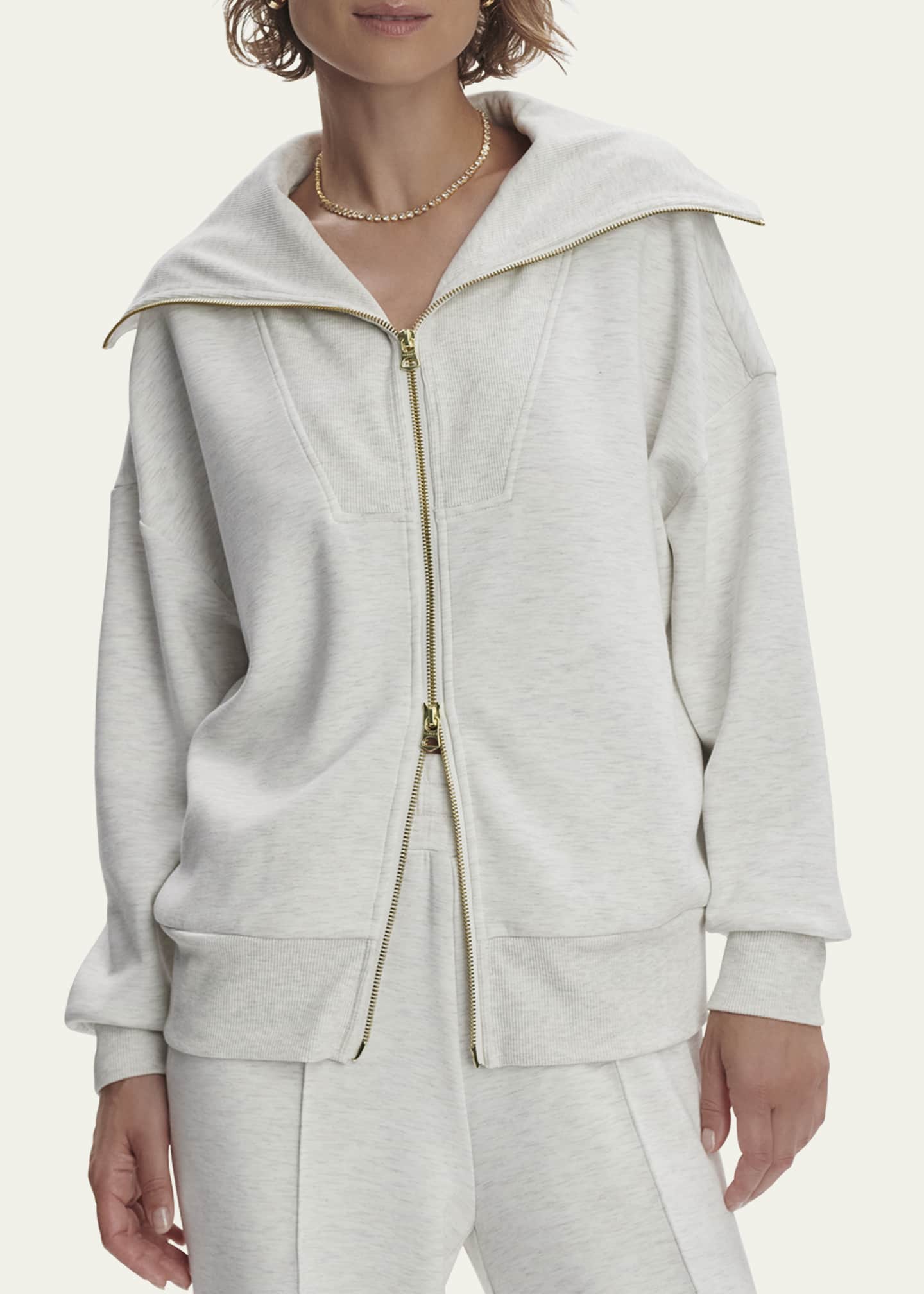 Varley Halley Zip-Front Sweatshirt Image 4 of 5