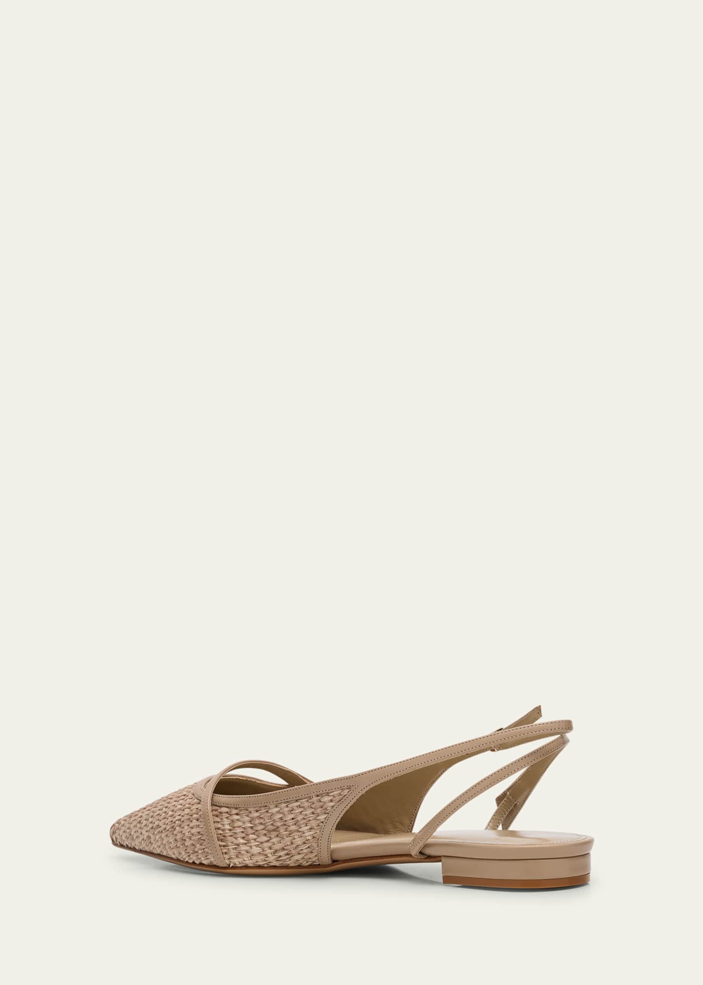 Alexandre Birman Tita Raffia Ballerina Flats Image 4 of 6