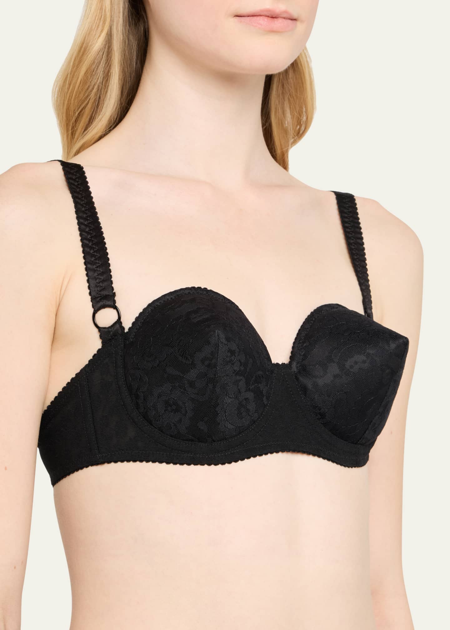 Dolce&Gabbana Lace Conical-Cup Balconette Bra Image 4 of 4