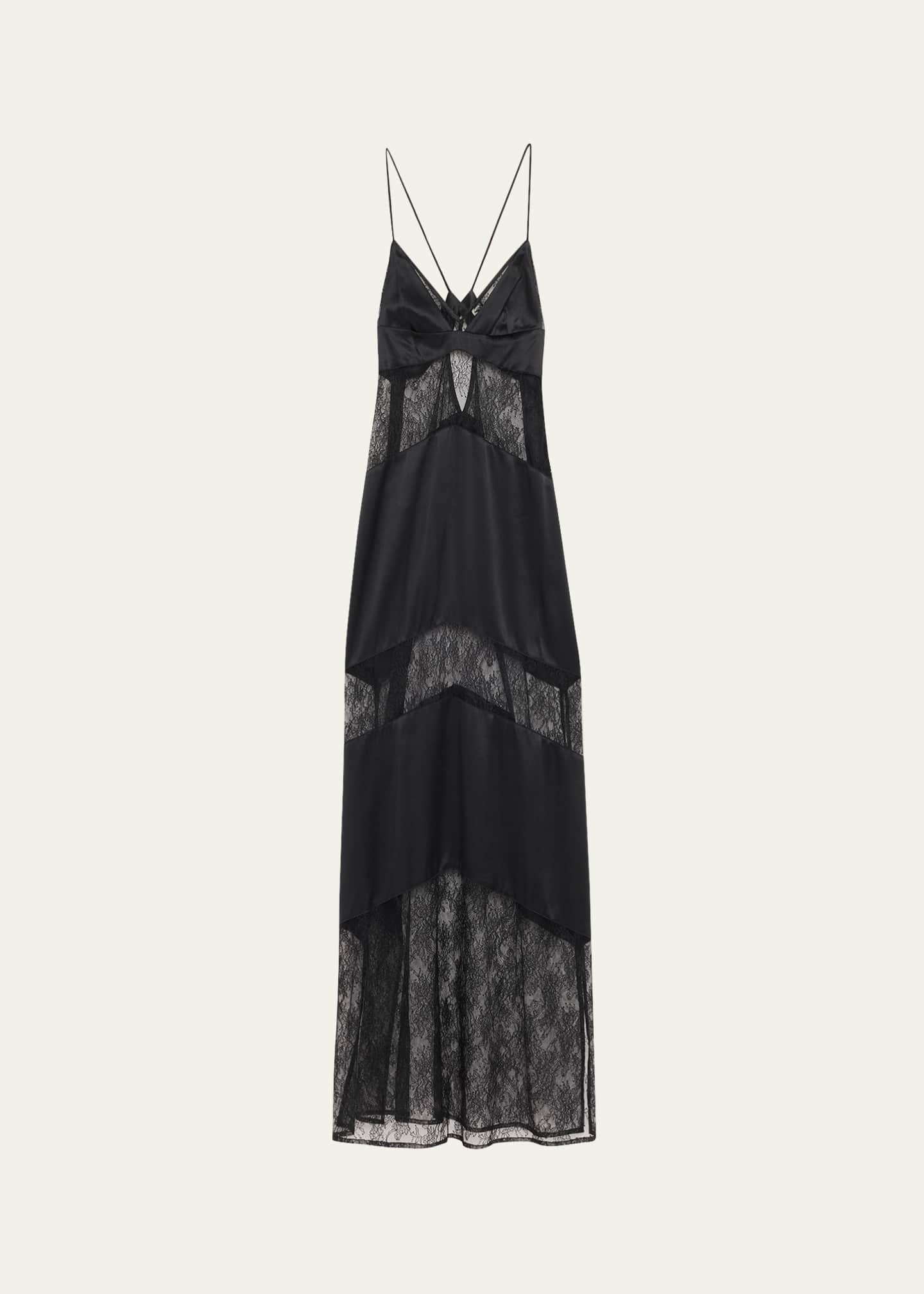 slim fit dress slacks Floral-Lace Long Beaded Prom Dress main image 0