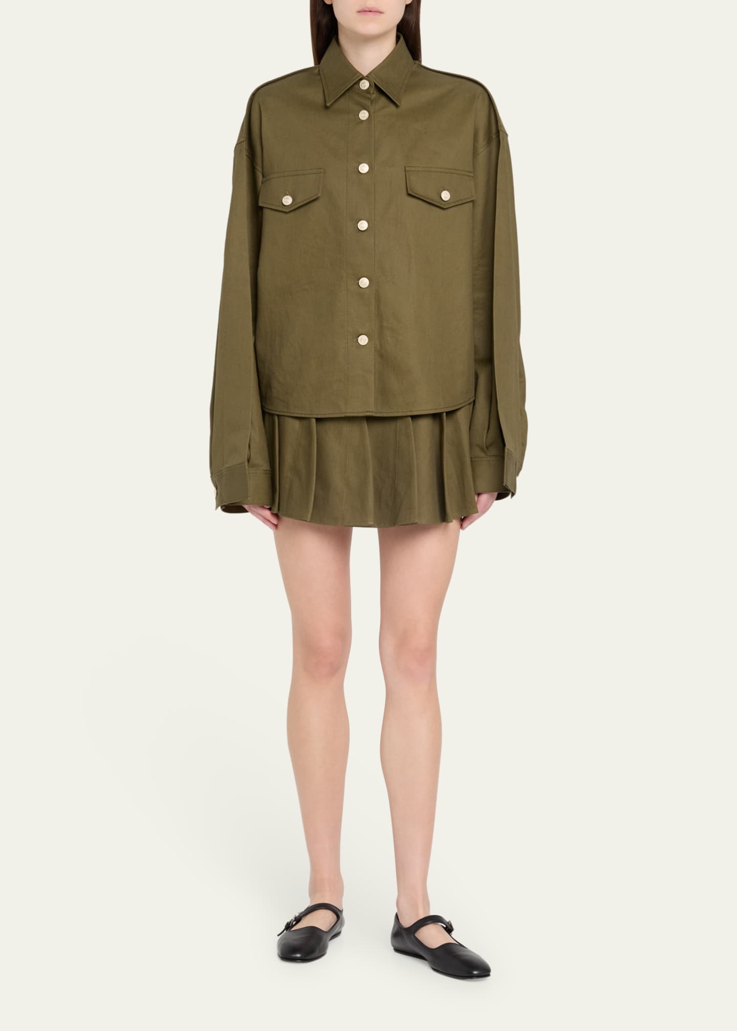 anOnlyChild Burns Oversized Button Down Shirt Image 2 of 5