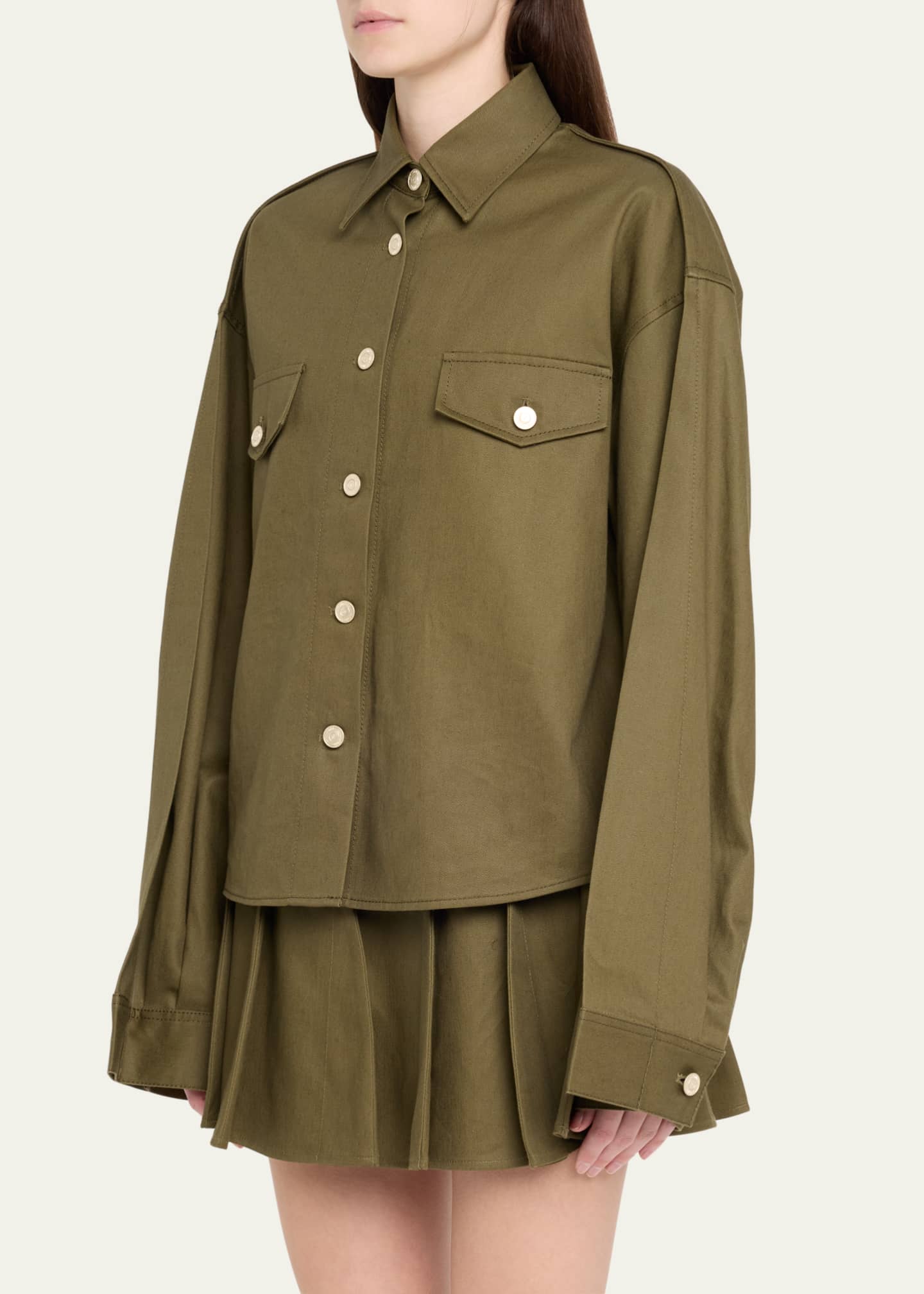anOnlyChild Burns Oversized Button Down Shirt Image 4 of 5