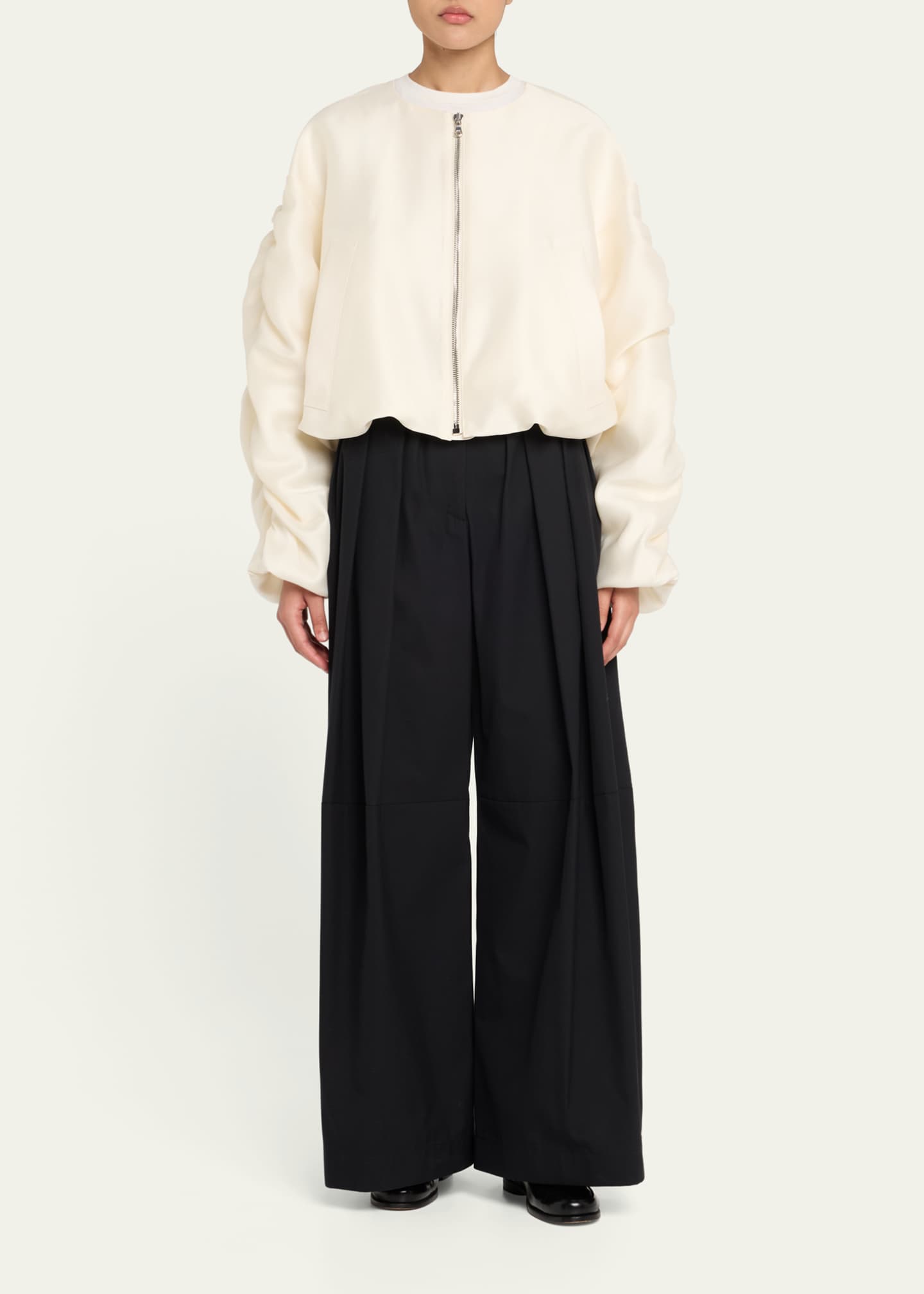 anOnlyChild Sanguinetti Ruched Back Jacket Image 2 of 5