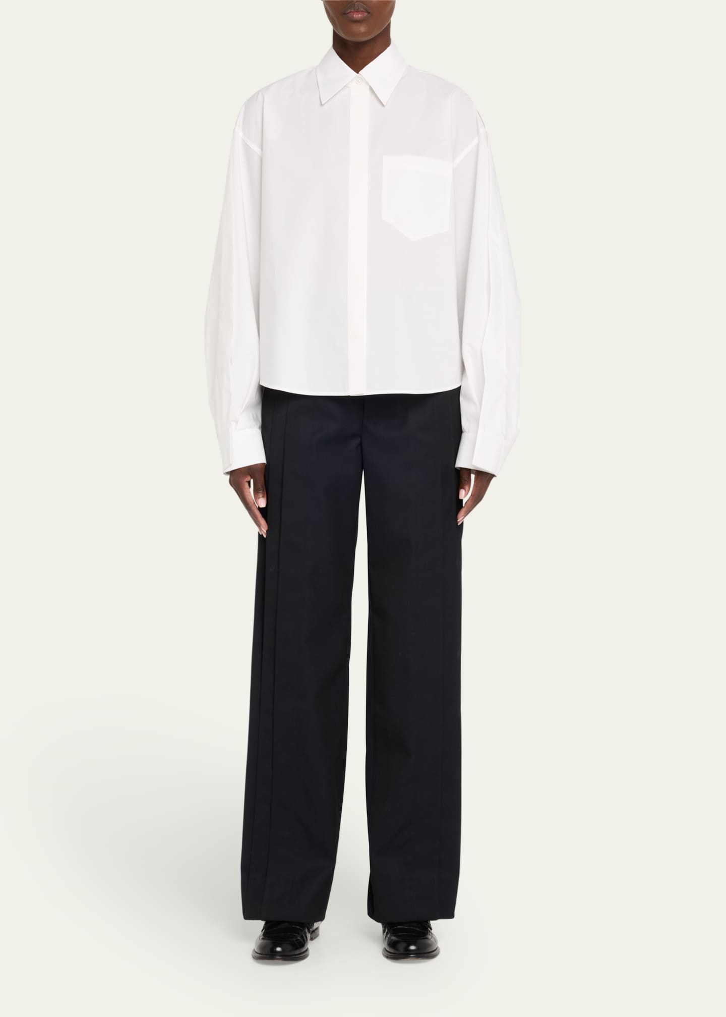 anOnlyChild Bartley Poplin Cotton Shirt Image 2 of 5