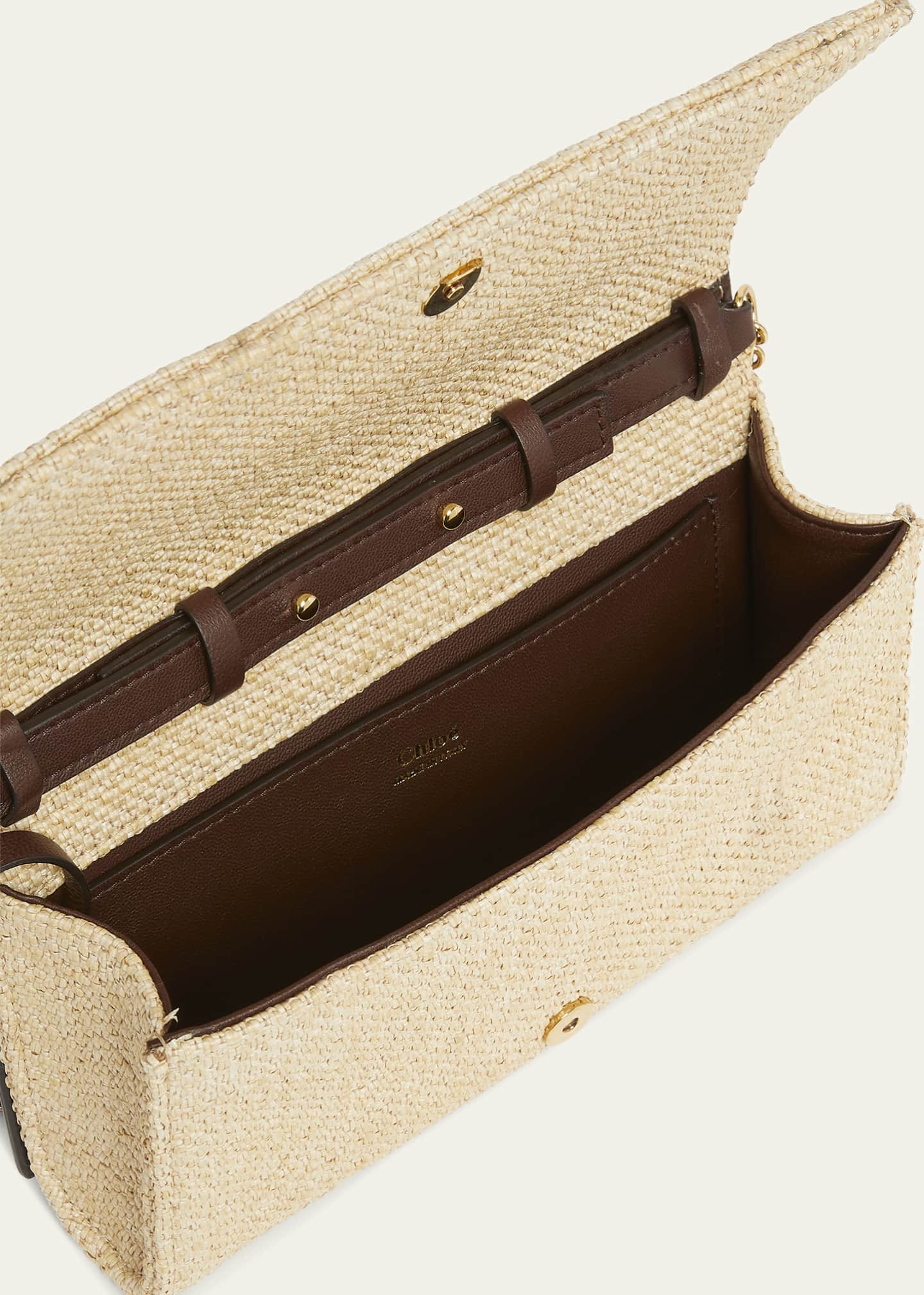 Chloe Iconic Logo Flap Crossbody Bag Image 4 of 6