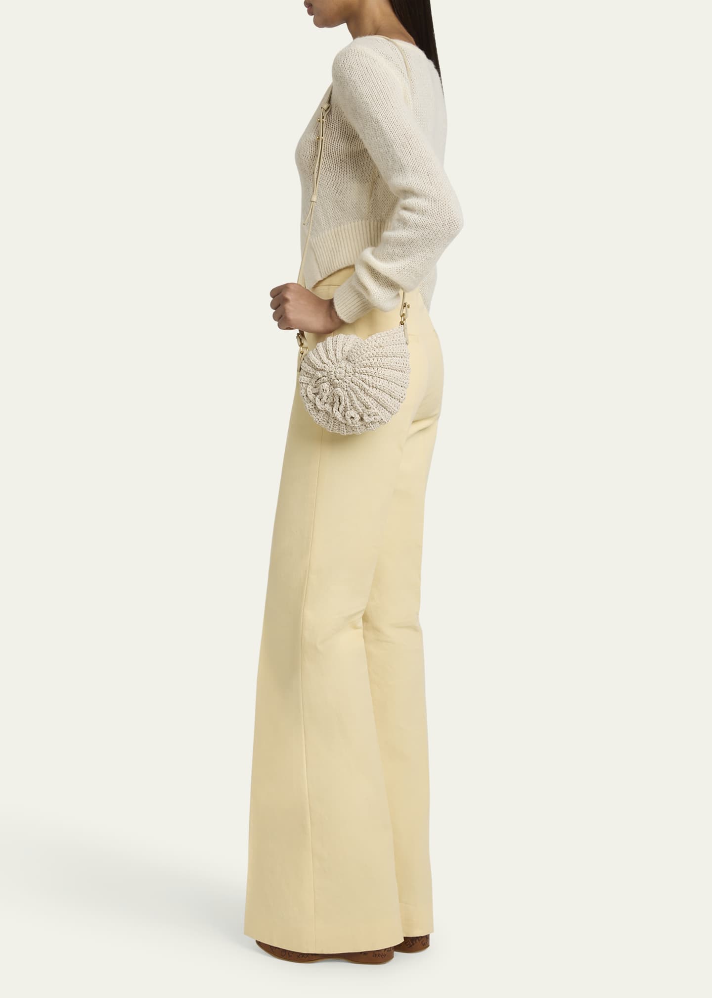 Chloe Sea Treasures Woven Shell Crossbody Bag Image 5 of 6