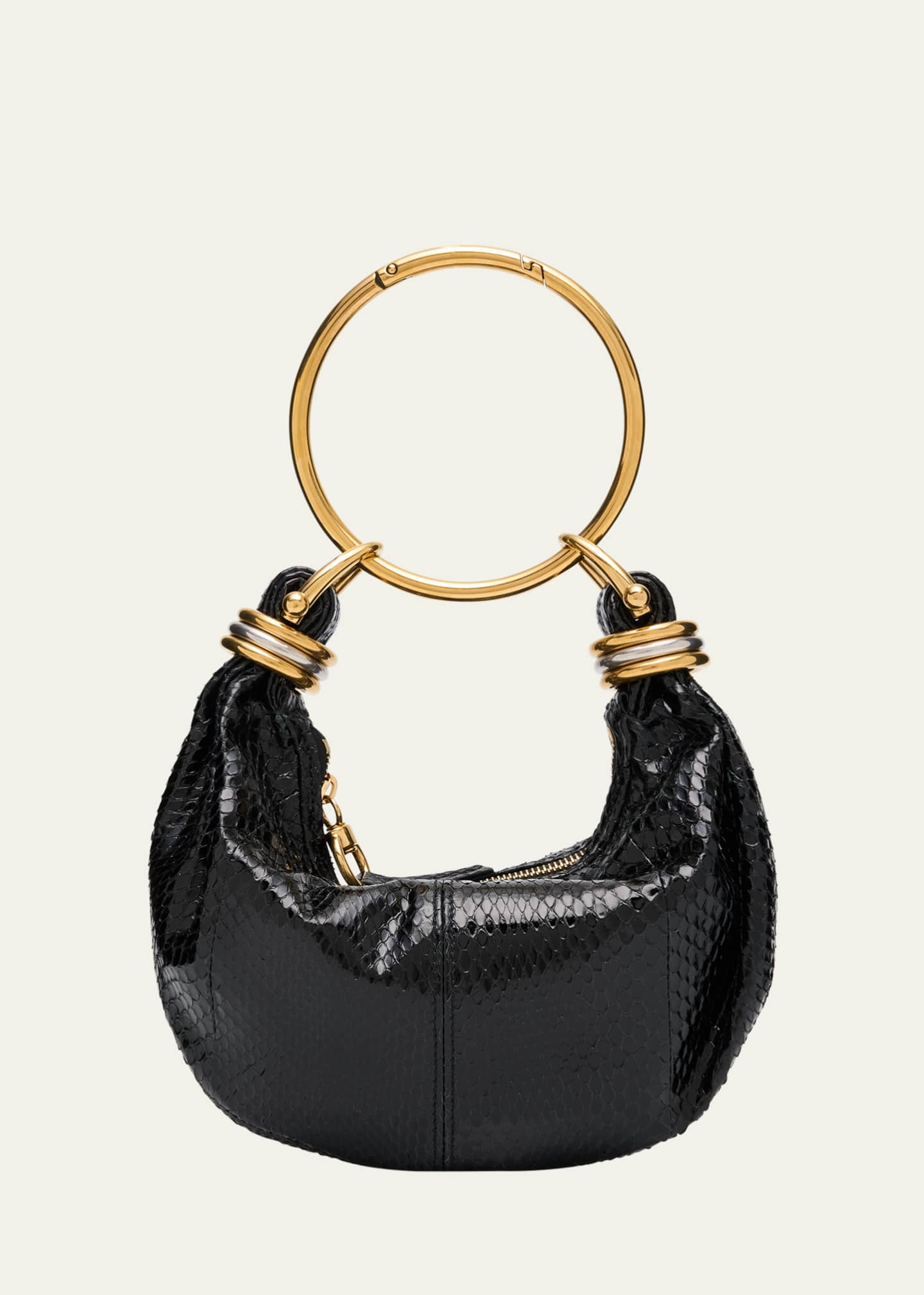 Chloe Bracelet Hobo Bag in Snakeskin Image 1 of 6