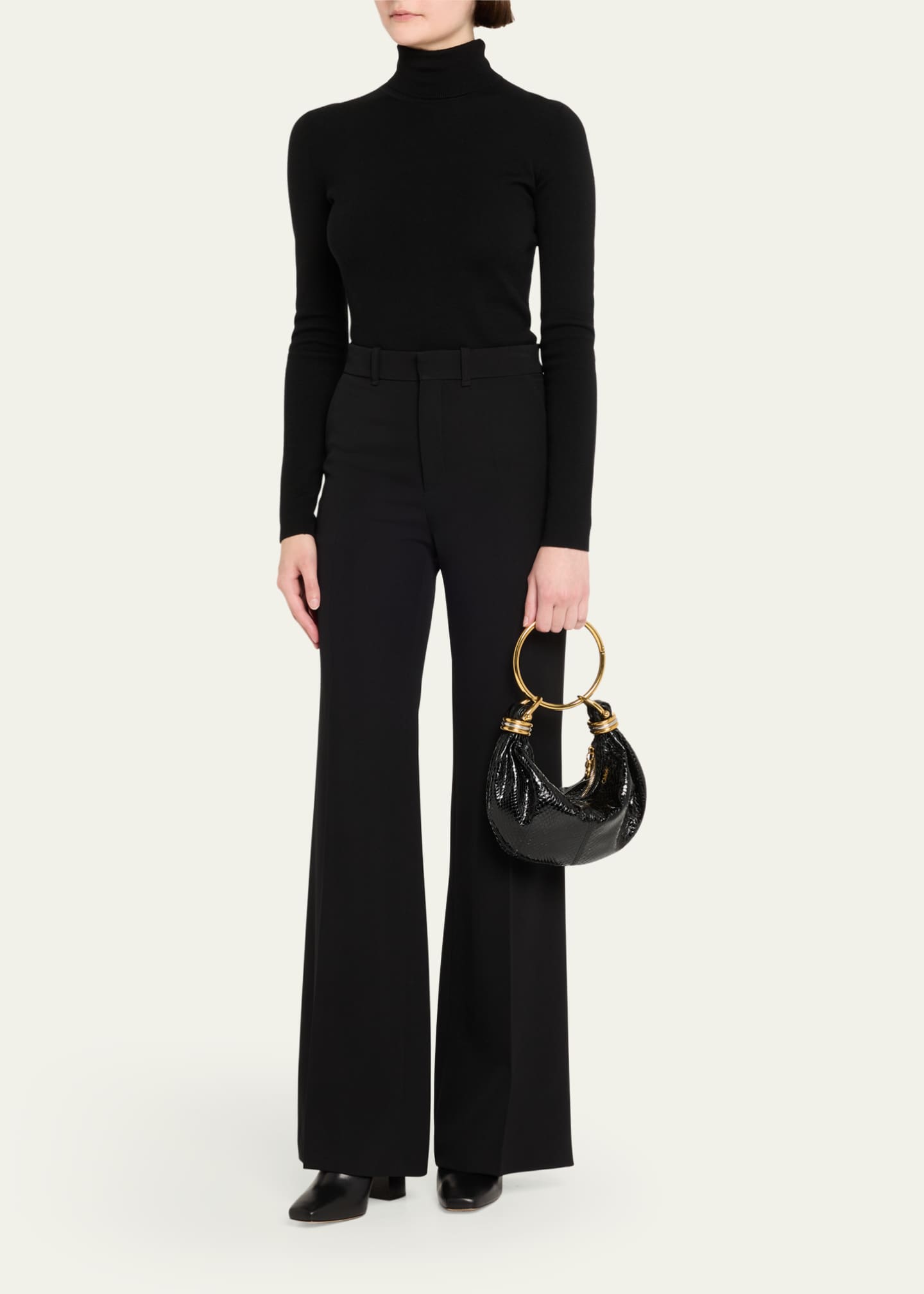Chloe Bracelet Hobo Bag in Snakeskin Image 5 of 6