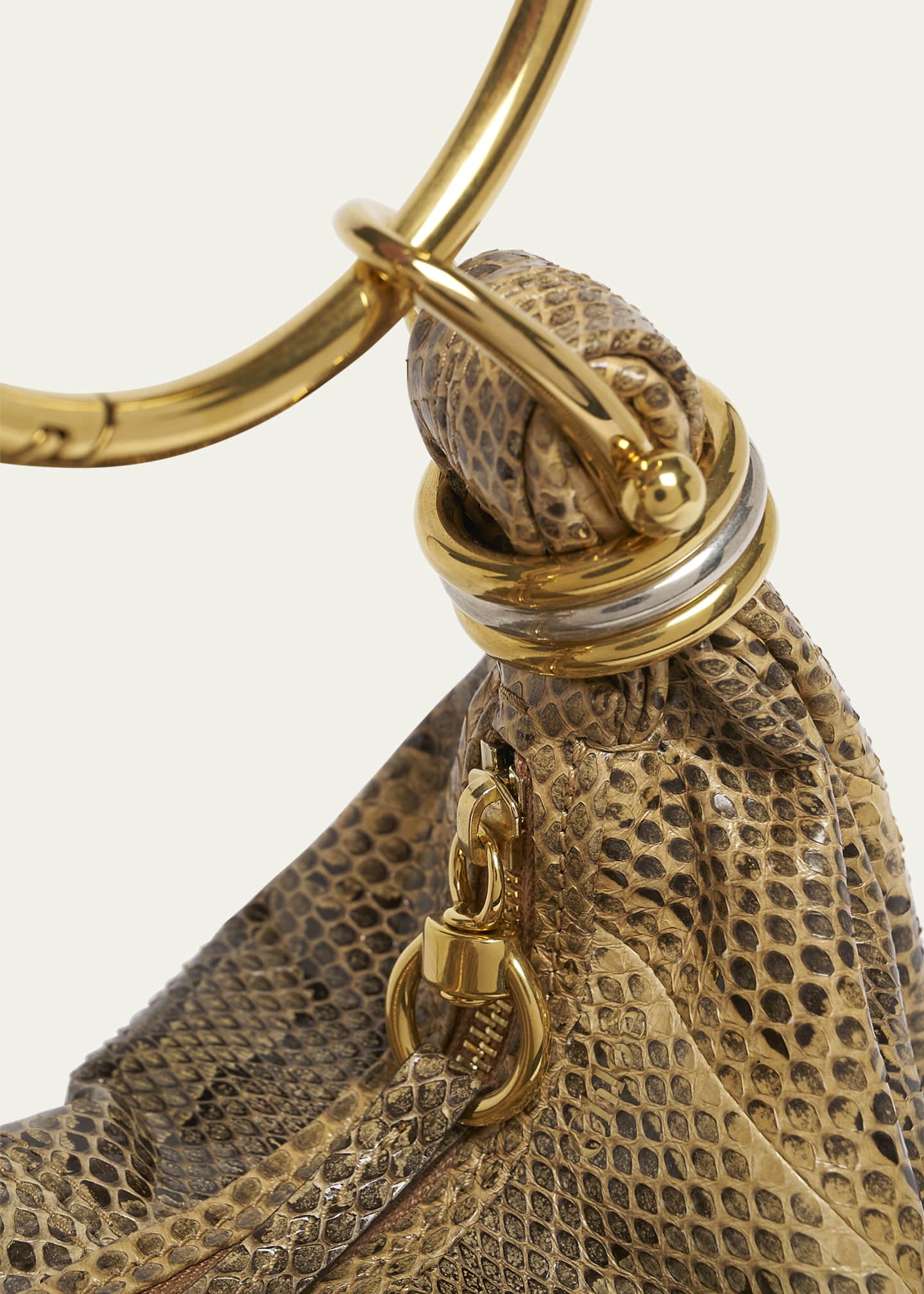 Chloe Bracelet Hobo Bag in Snakeskin Image 6 of 6
