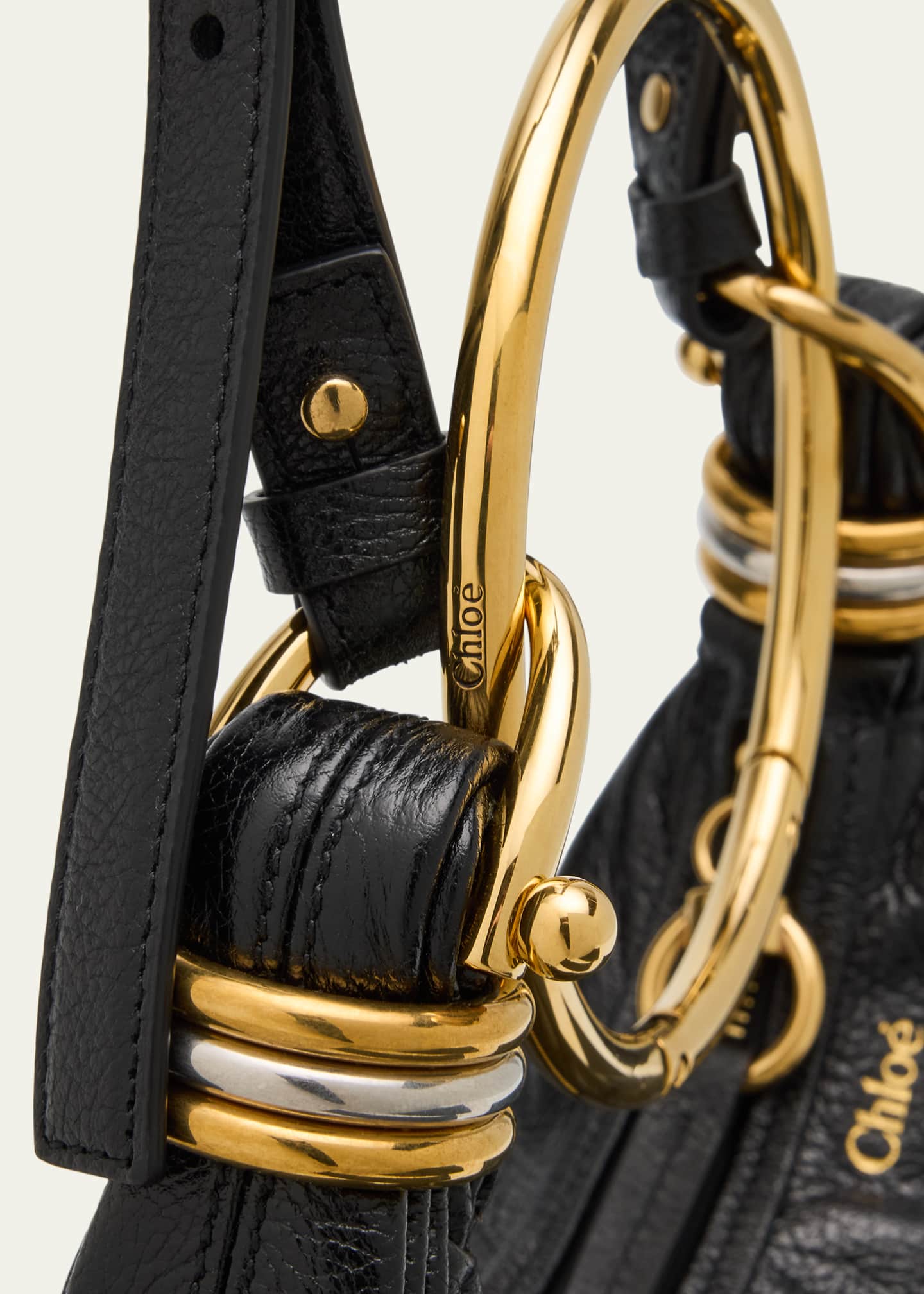Chloe Mini Bracelet Grained Leather Crossbody Bag Image 6 of 6