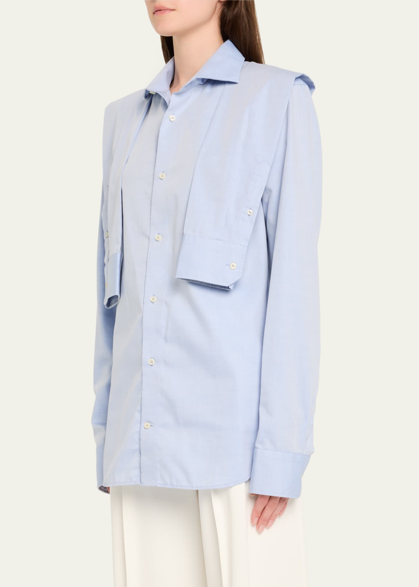 HODAKOVA Extra-Sleeve Button-Down Shirt Image 4 of 5
