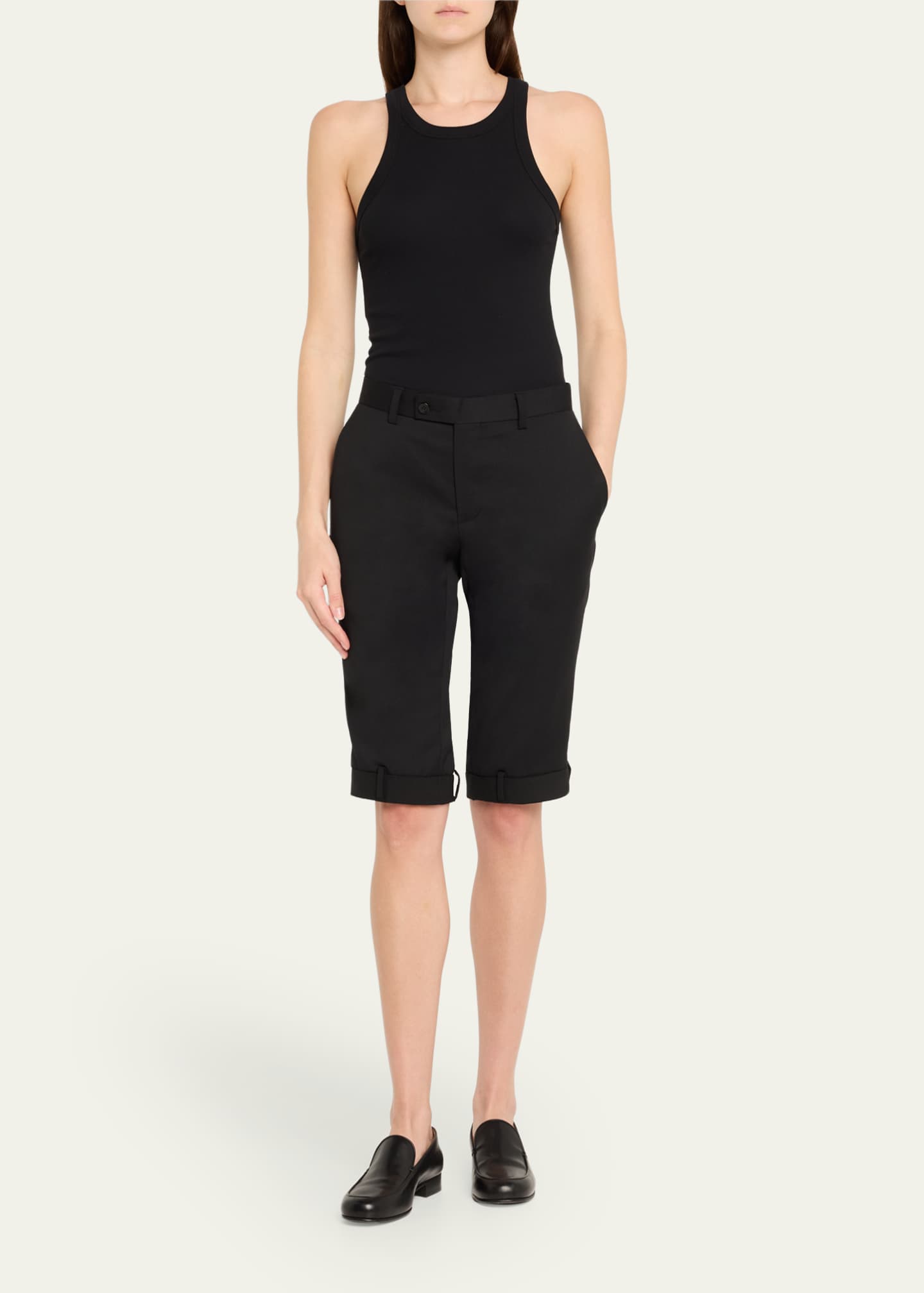 HODAKOVA Upside-Down Bermuda Shorts Image 2 of 5