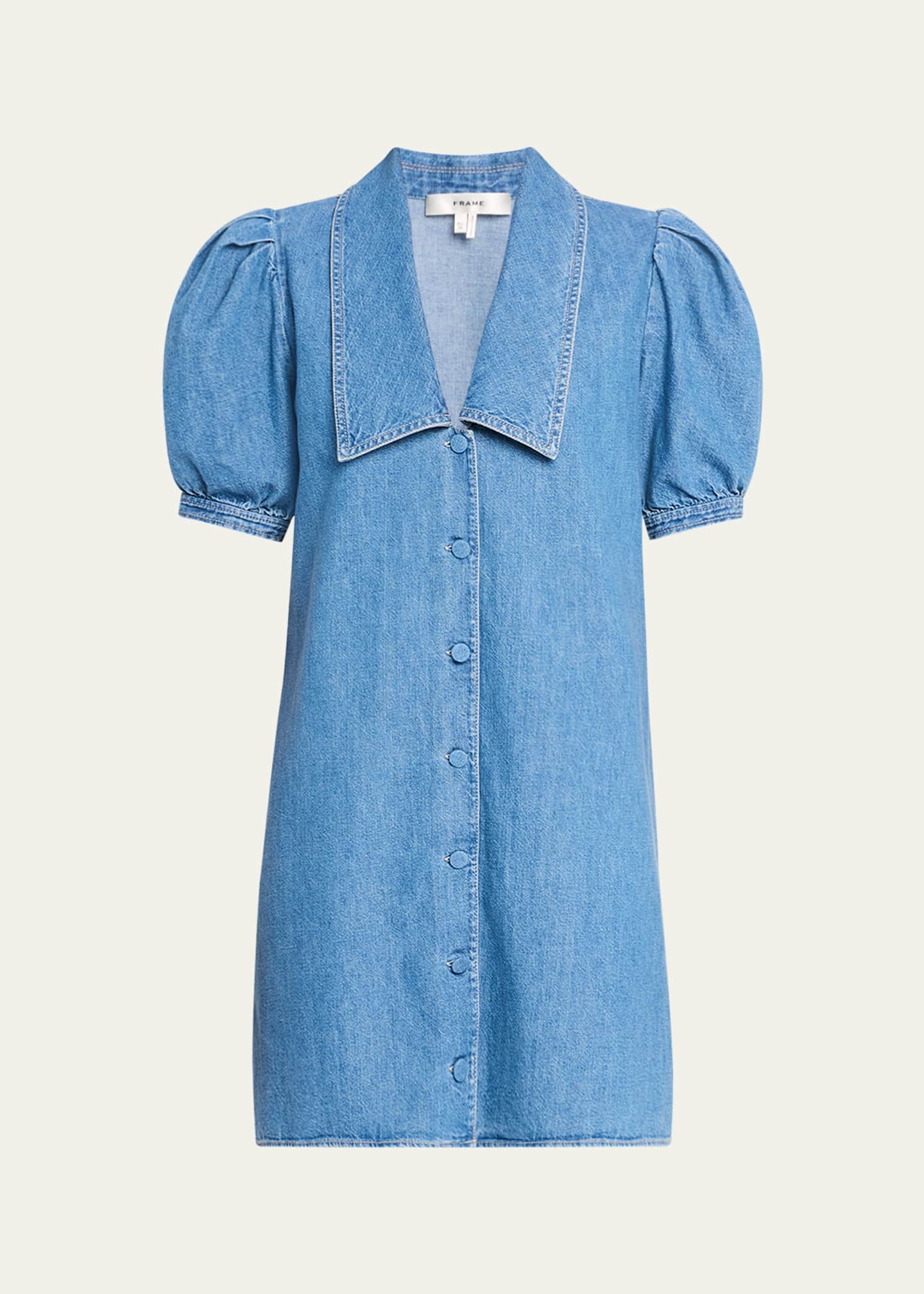 FRAME The Sailor Mini Dress Image 1 of 5